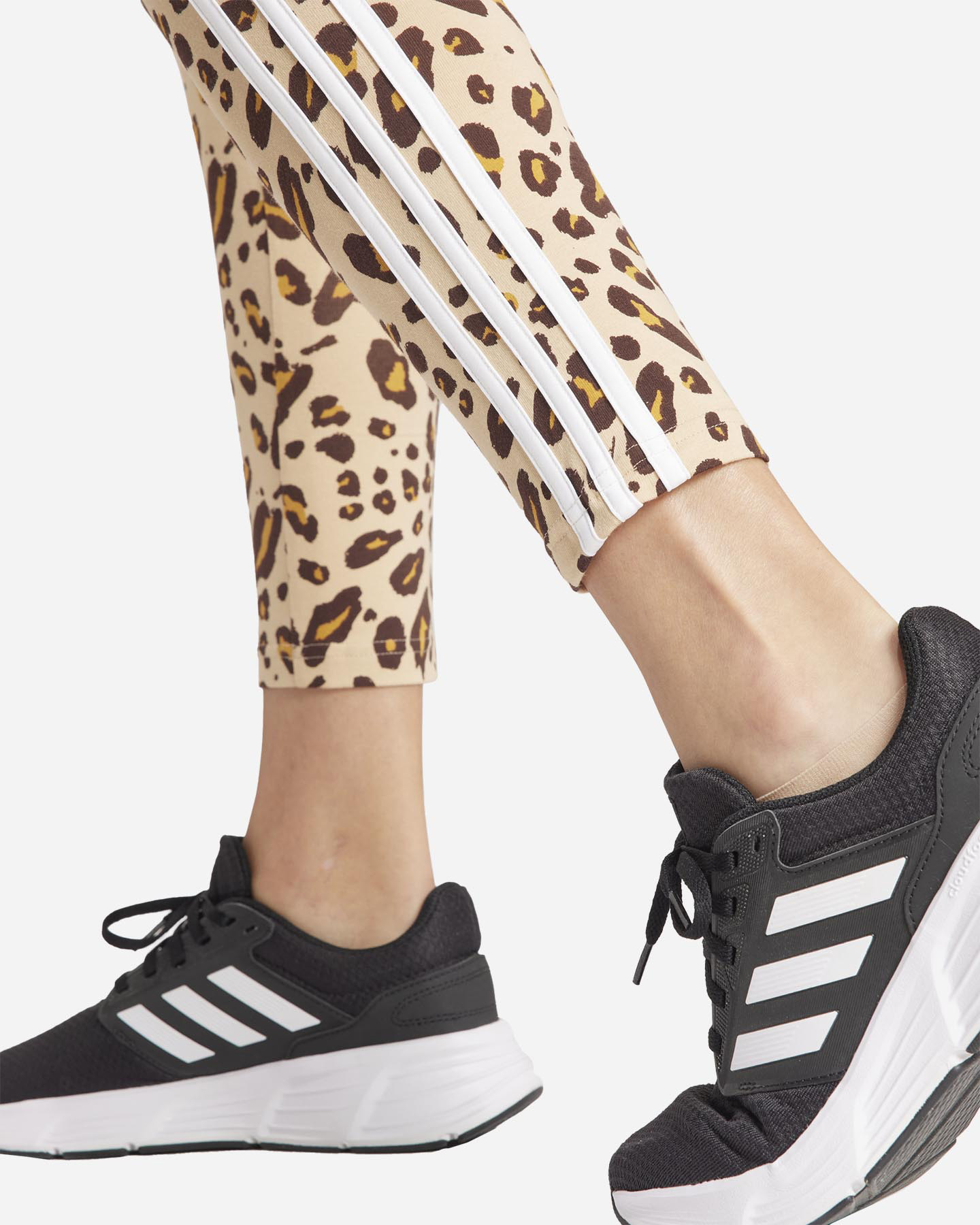 Leggings ADIDAS 3STRIPES ANIMALIER W - Beige - 5 | Cisalfa Sport