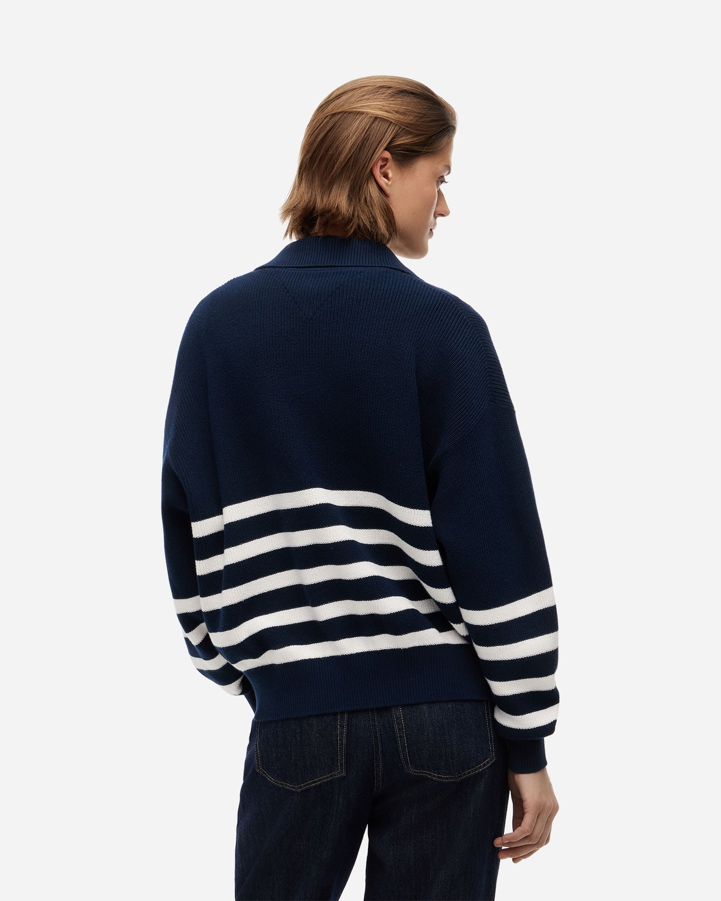 Maglione TOMMY HILFIGER STRIPE W - Blu - 3 | Cisalfa Sport