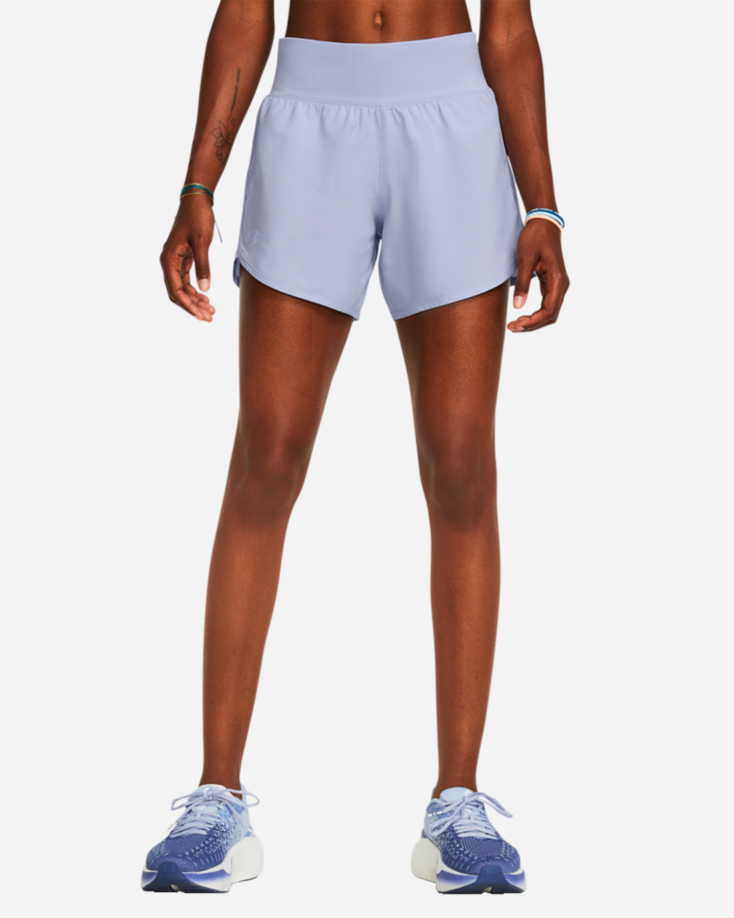 Short running UNDER ARMOUR FLY BY ELITE 5'' W - Azzurro - 2 | Cisalfa Sport