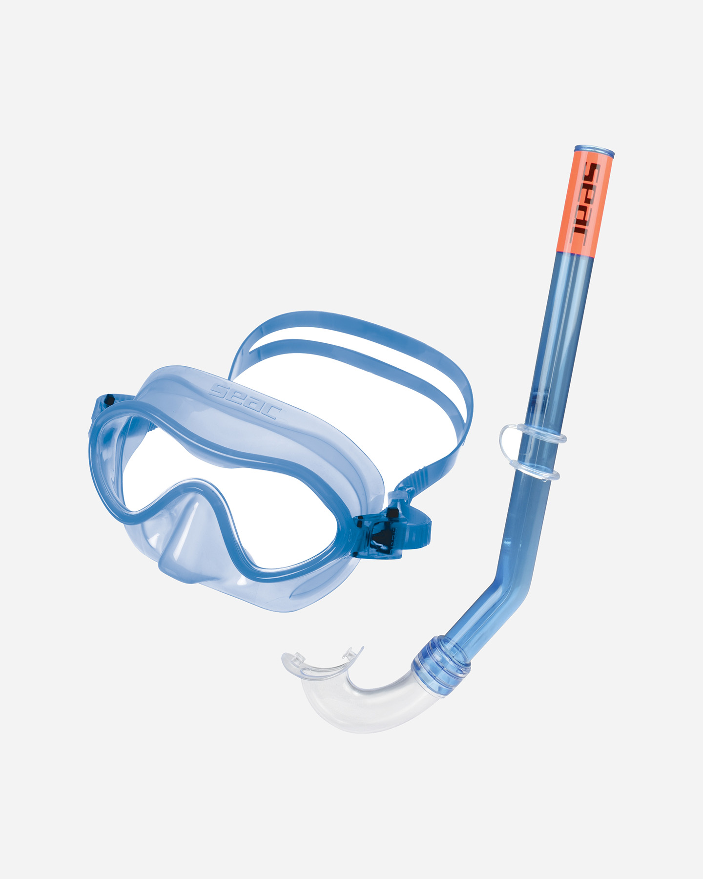 Kit snorkeling SEAC SET BIS BAIA JR - Azzurro - 0 | Cisalfa Sport