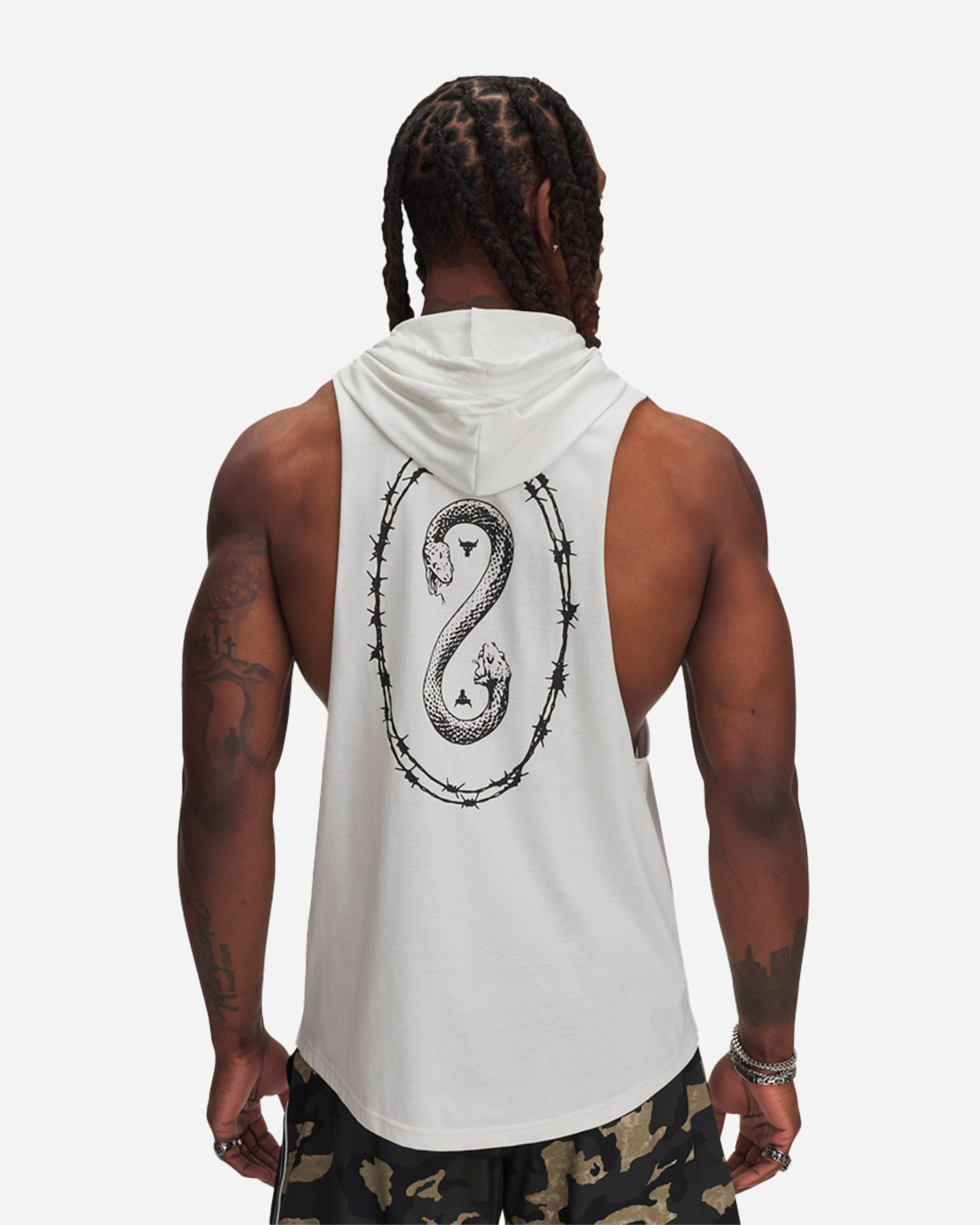 Felpa UNDER ARMOUR THE ROCK SNAK BACK M - Bianco - 1 | Cisalfa Sport