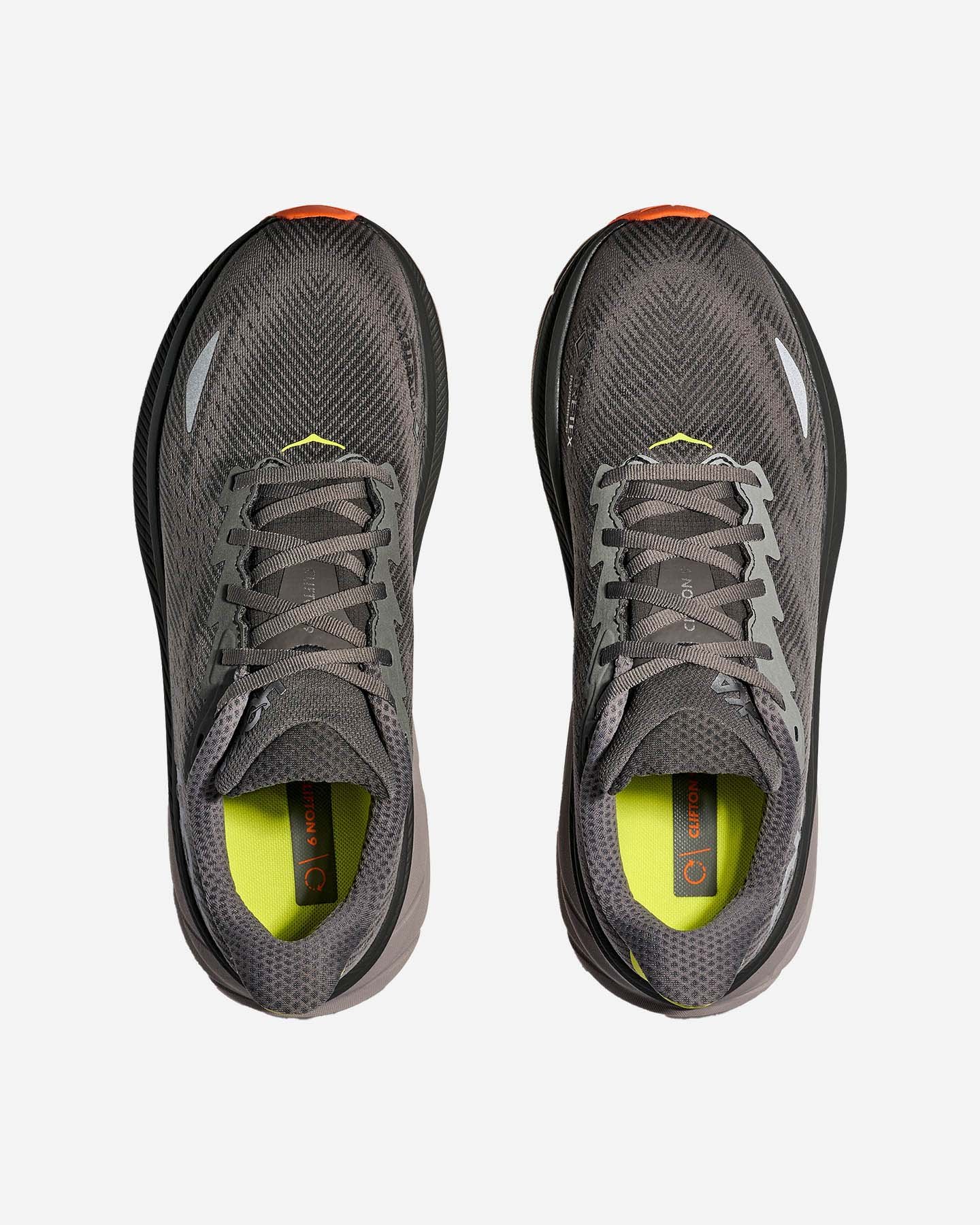 Scarpe running HOKA CLIFTON 9 GTX M - Grigio - 4 | Cisalfa Sport