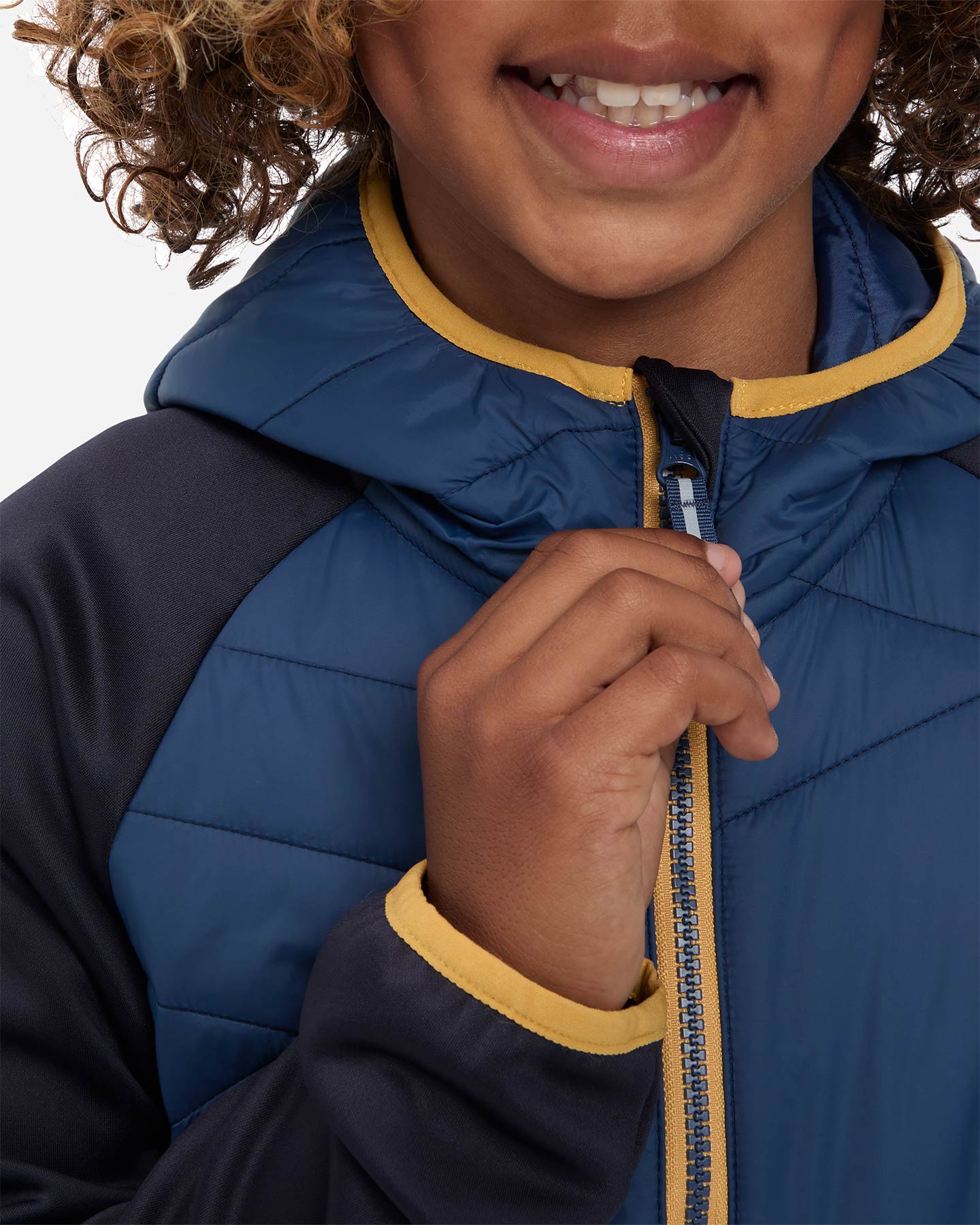 Giacca outdoor MCKINLEY SAGAN II HYBRID JR - Blu Navy - 3 | Cisalfa Sport