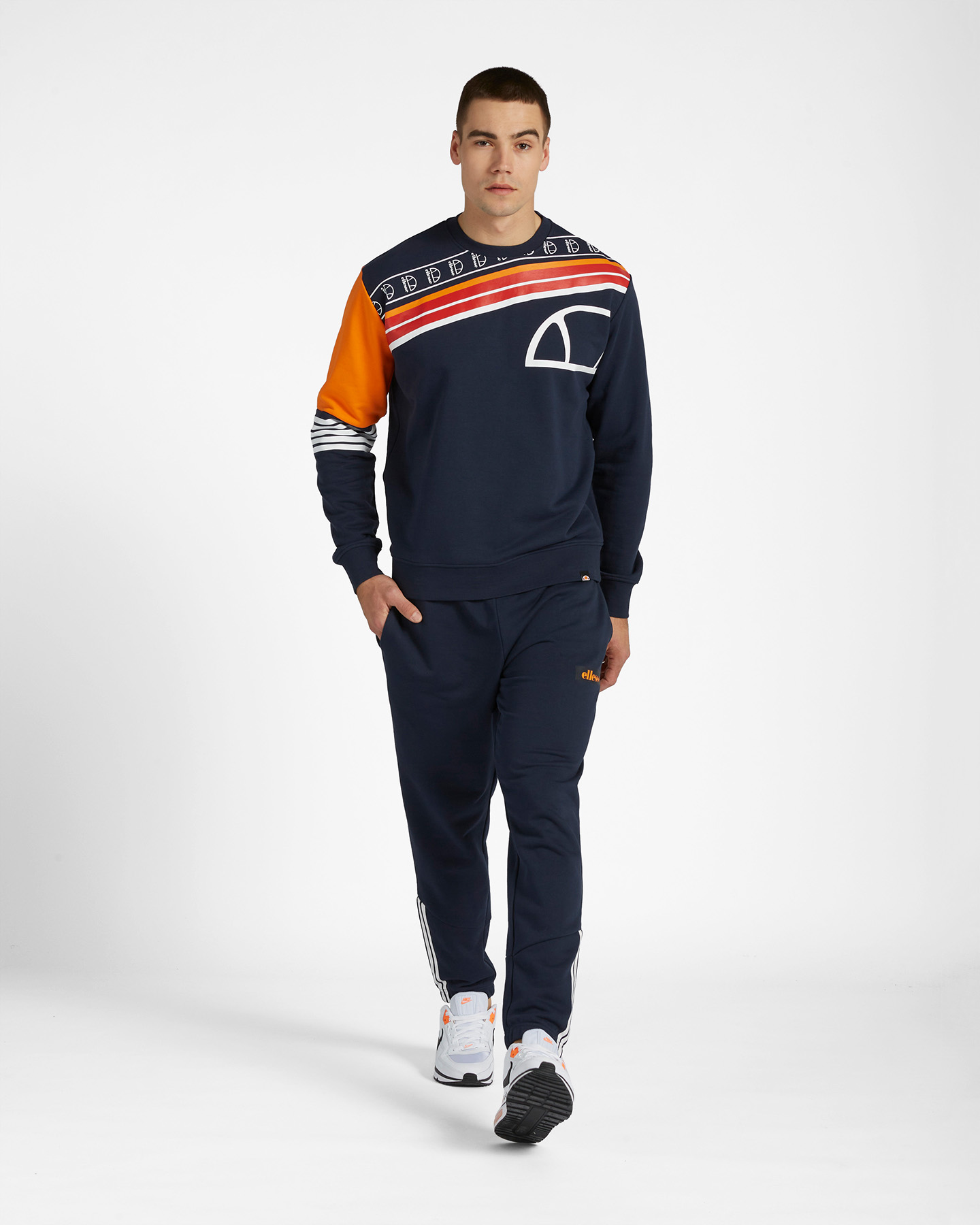 Felpa ELLESSE FASHION M - Blu - 3 | Cisalfa Sport