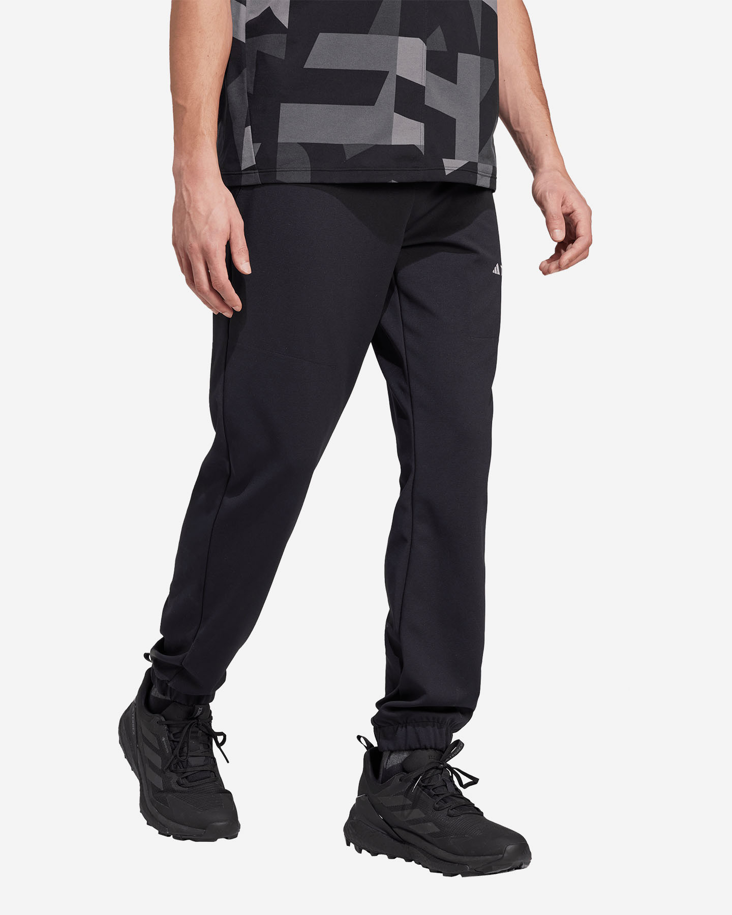 Pantalone outdoor ADIDAS BASIC M - Nero - 3 | Cisalfa Sport