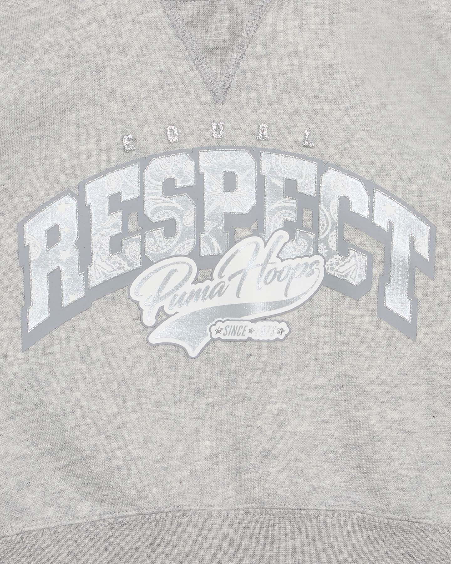 Felpa PUMA PUFF PRINT JR - Grigio - 2 | Cisalfa Sport