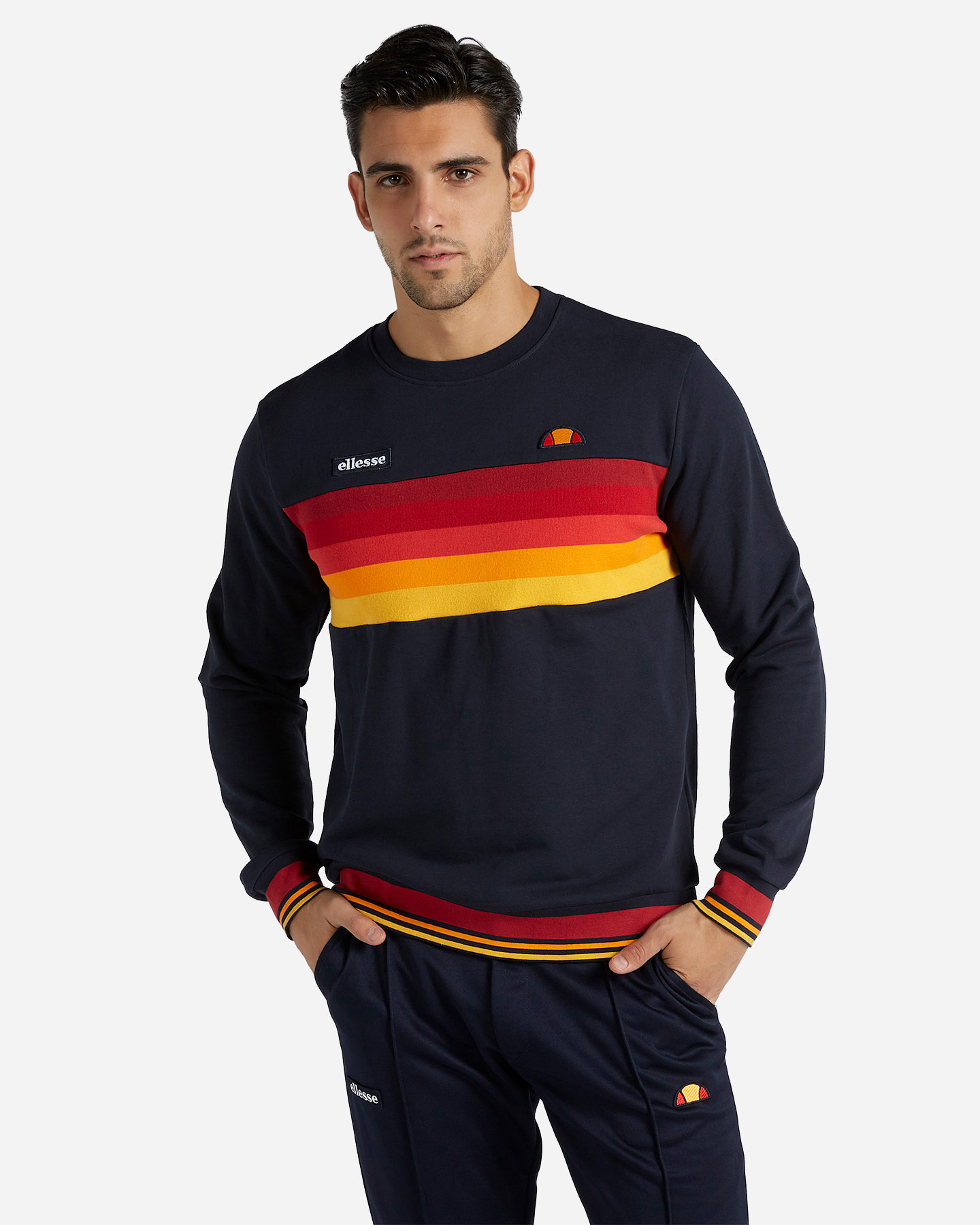 Felpa Ellesse Rainbow M EHM203W19-914 | Cisalfa Sport