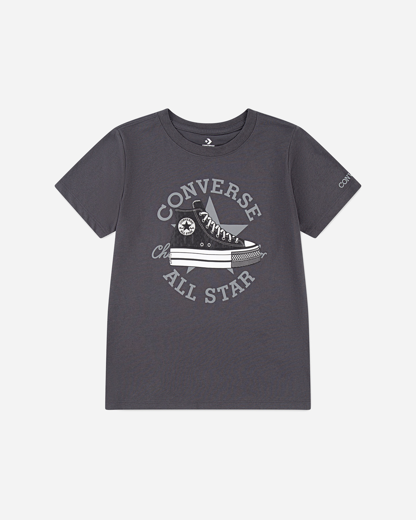 T-shirt CONVERSE SHOE GRAPHIC JR - Antracite - 0 | Cisalfa Sport