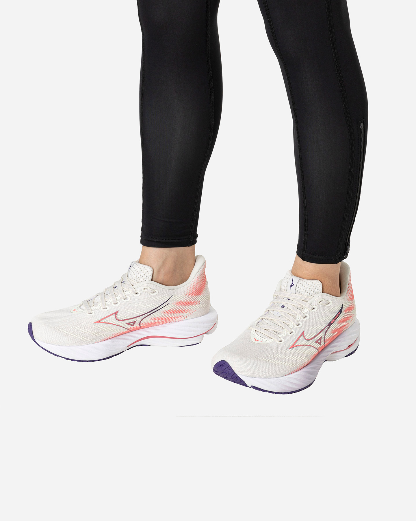 Scarpe running MIZUNO WAVE RIDER 28 W - Bianco - 4 | Cisalfa Sport