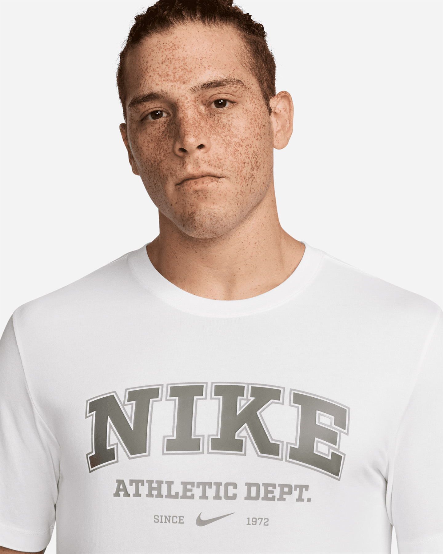 T-shirt training NIKE DRI FIT GRAPHIC M - Bianco - 2 | Cisalfa Sport