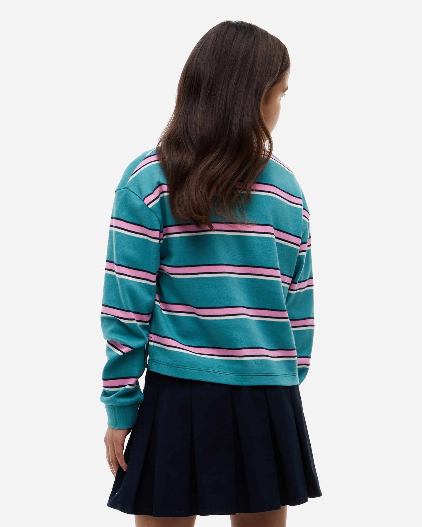 Polo TOMMY HILFIGER RUGBY STRIPE JR - Verde - 2 | Cisalfa Sport