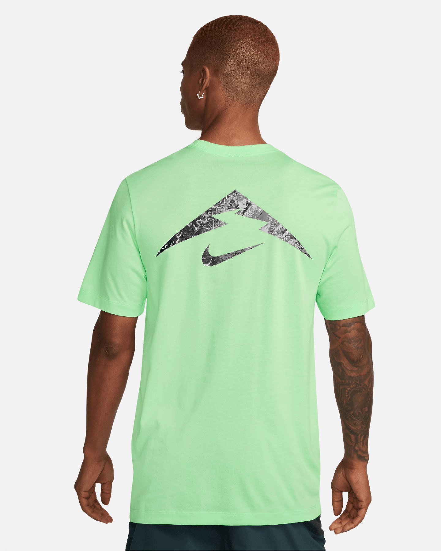 T-shirt running NIKE DRI FIT TRAIL M - Verde - 1 | Cisalfa Sport