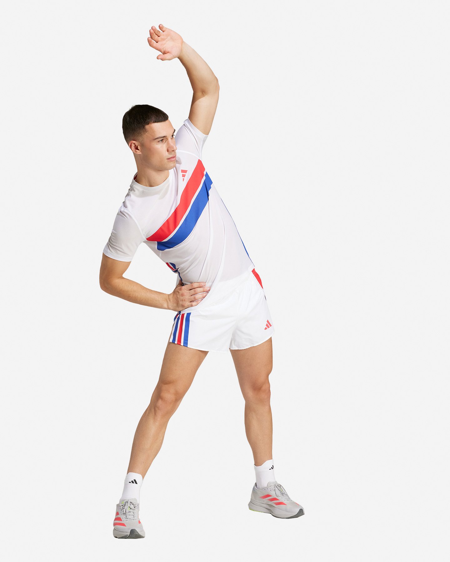 T-shirt running ADIDAS ADIZERO R M - Bianco - 3 | Cisalfa Sport