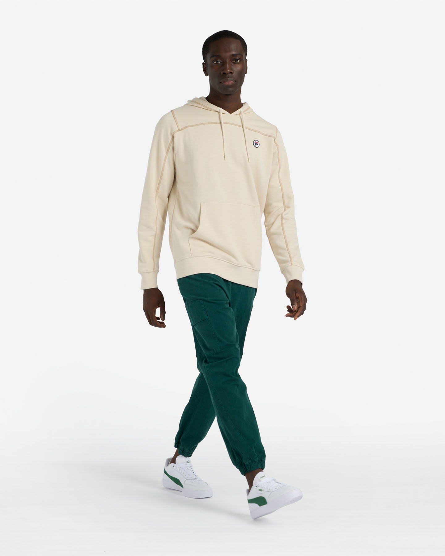 Felpa FILA SMALL PATCH M - Bianco - 3 | Cisalfa Sport