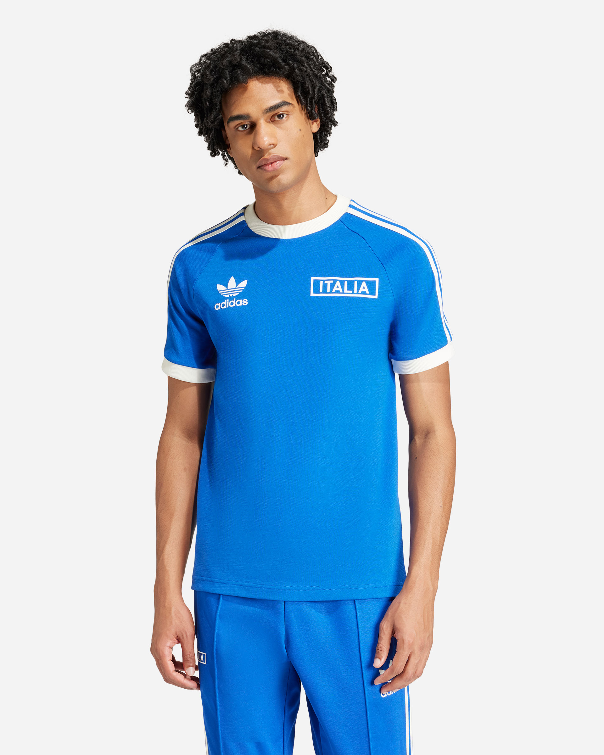 Abbigliamento calcio ufficiale ADIDAS ITALIA OG ADICOLOR 3 STRIPES M - Blu royal - 1 | Cisalfa Sport