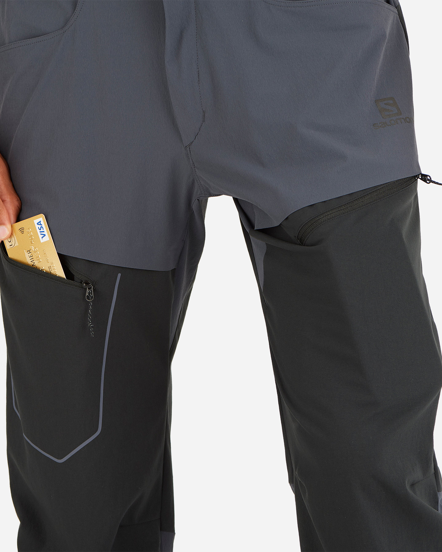 Pantalone outdoor SALOMON WAYFARER M - Nero - 4 | Cisalfa Sport