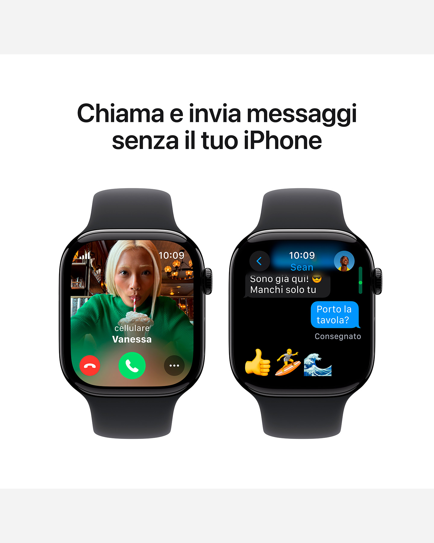 Orologio multifunzione APPLE APPLE WATCH SERIES 10 GPS 46MM  - Nero - 6 | Cisalfa Sport