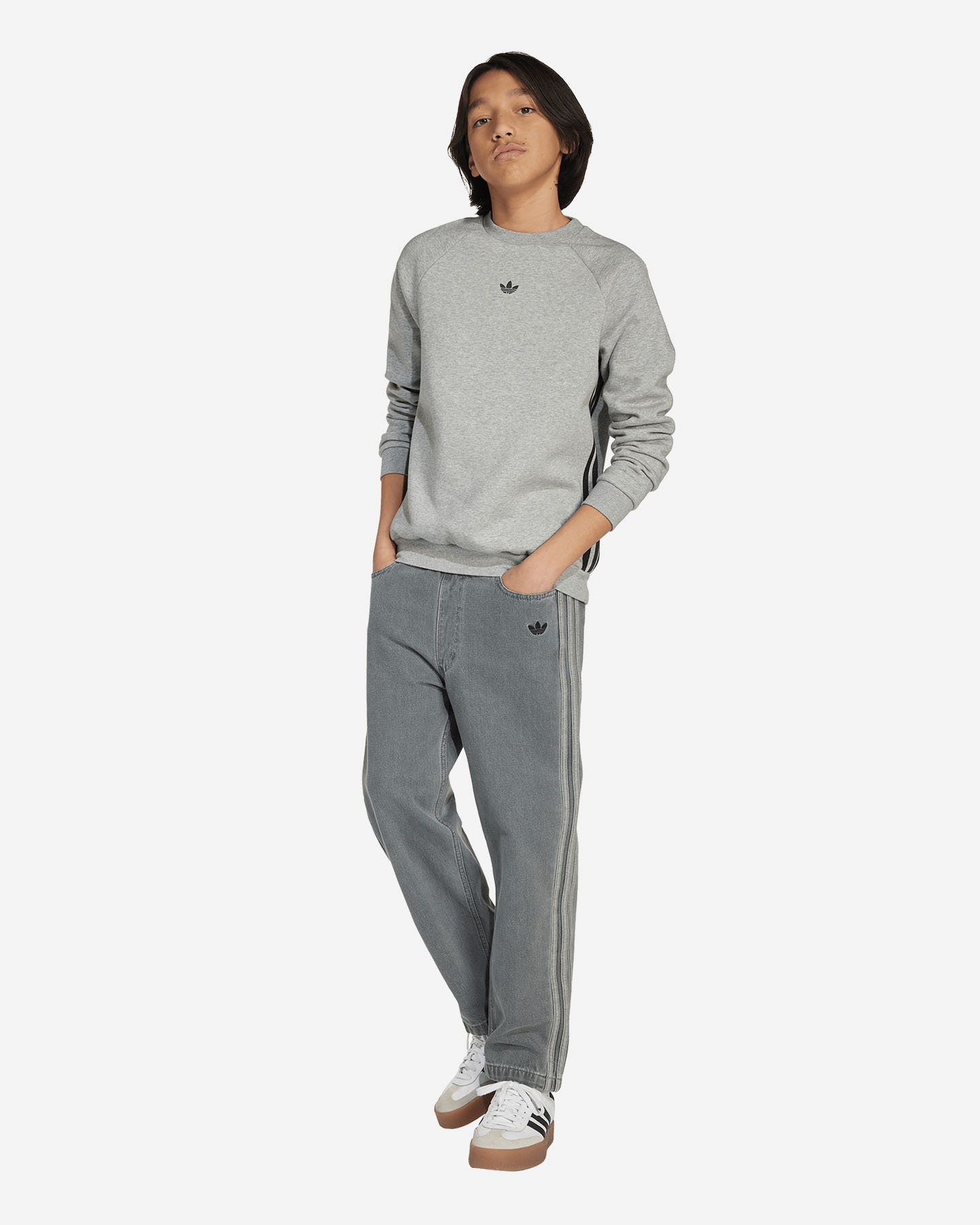 Pantalone ADIDAS O GIRL JR - Grigio - 3 | Cisalfa Sport