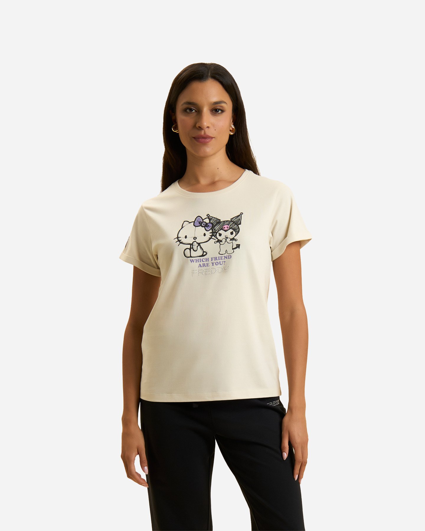 T-shirt FREDDY JERSEY KITTY W - Beige - 2 | Cisalfa Sport