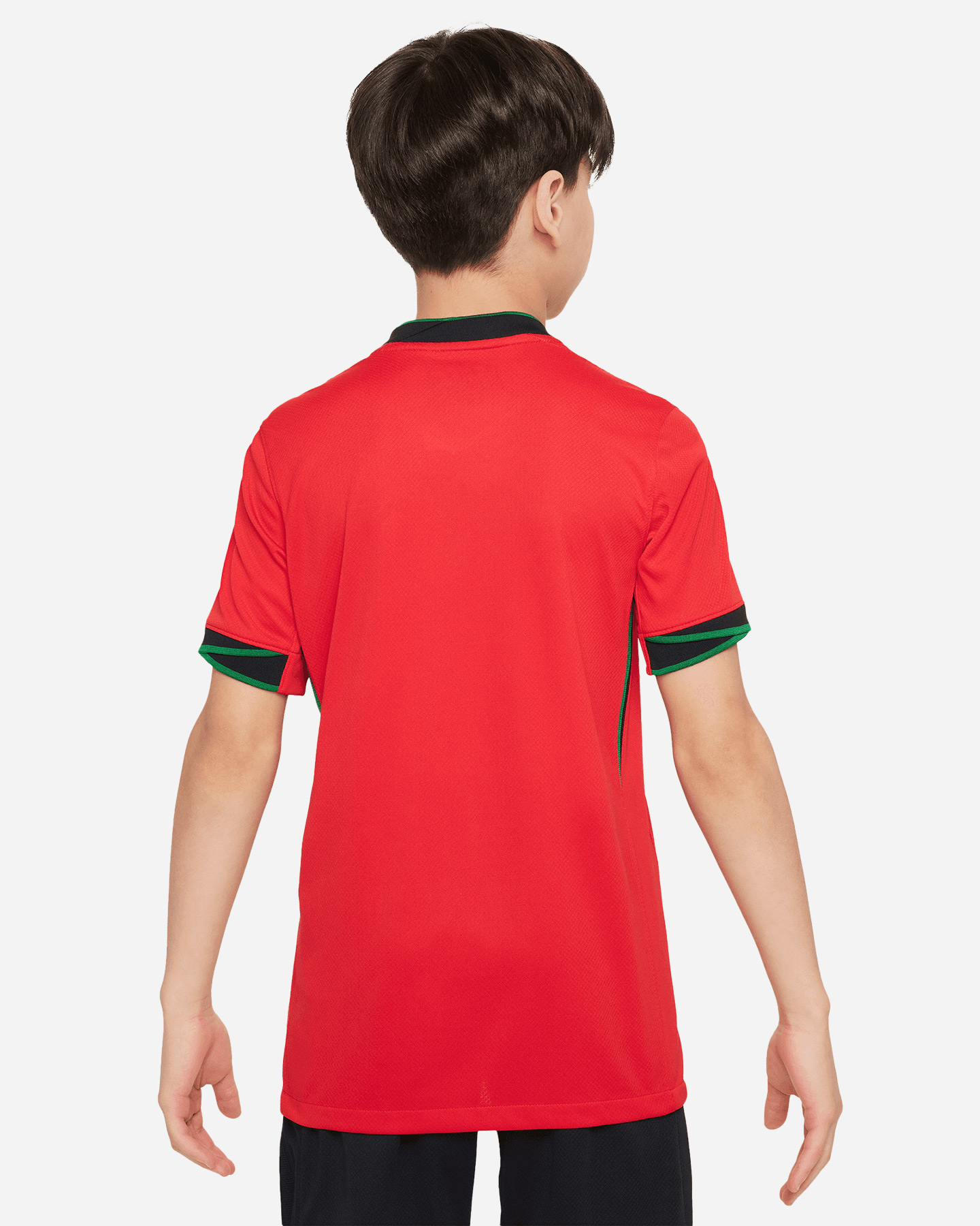 Maglia calcio ufficiale NIKE DRI FIT PORTOGALLO HOME 23-24 JR - Rosso - 3 | Cisalfa Sport