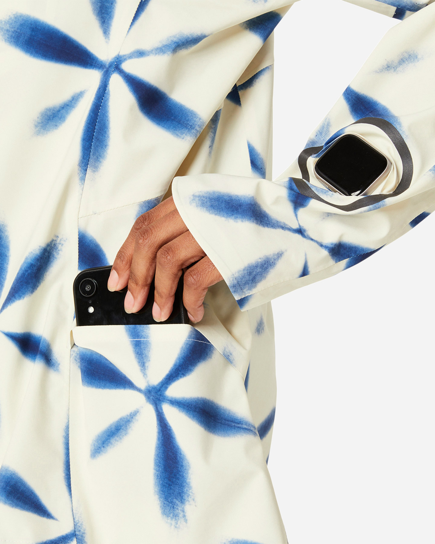 Giacca running ASICS METARUN SHIBORI WATERPROOF W - Blu - 5 | Cisalfa Sport