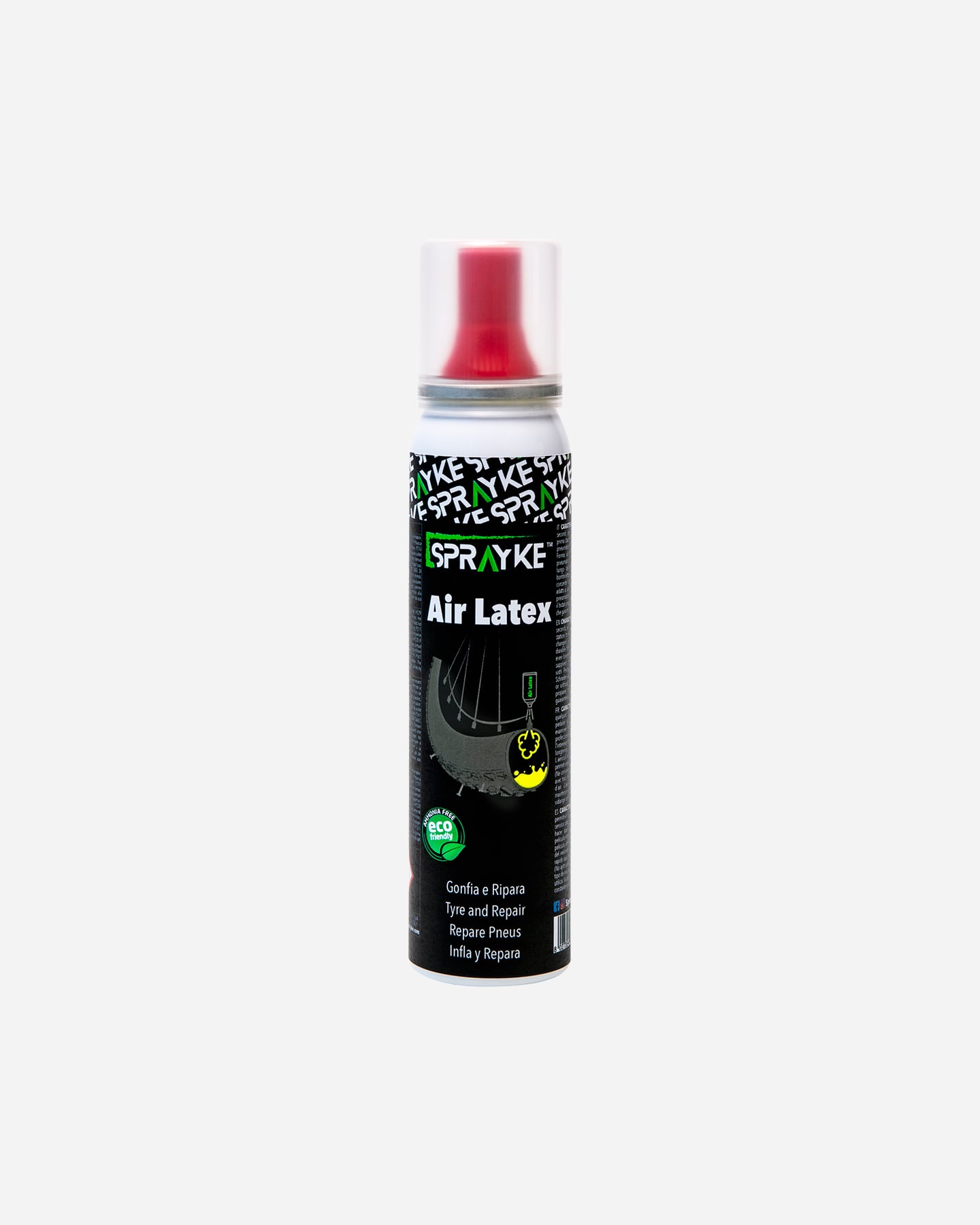 Accessorio bici BONIN SPRAYKE GONFIA E RIPARA AIR LATEX 100 ML  - Nero - 0 | Cisalfa Sport