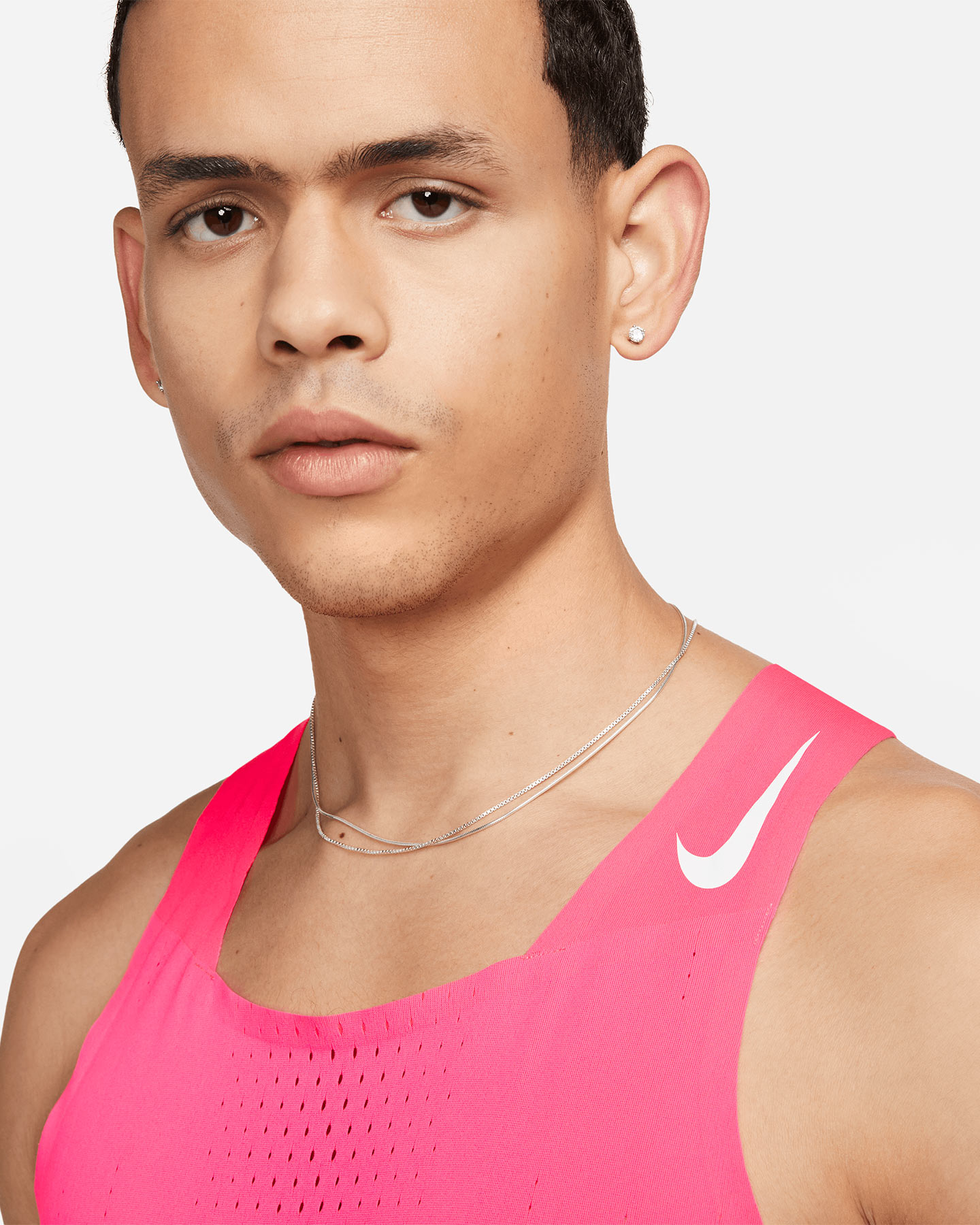 Canotta running NIKE DRI FIT ADV AEROSWIFT M - Rosa - 2 | Cisalfa Sport