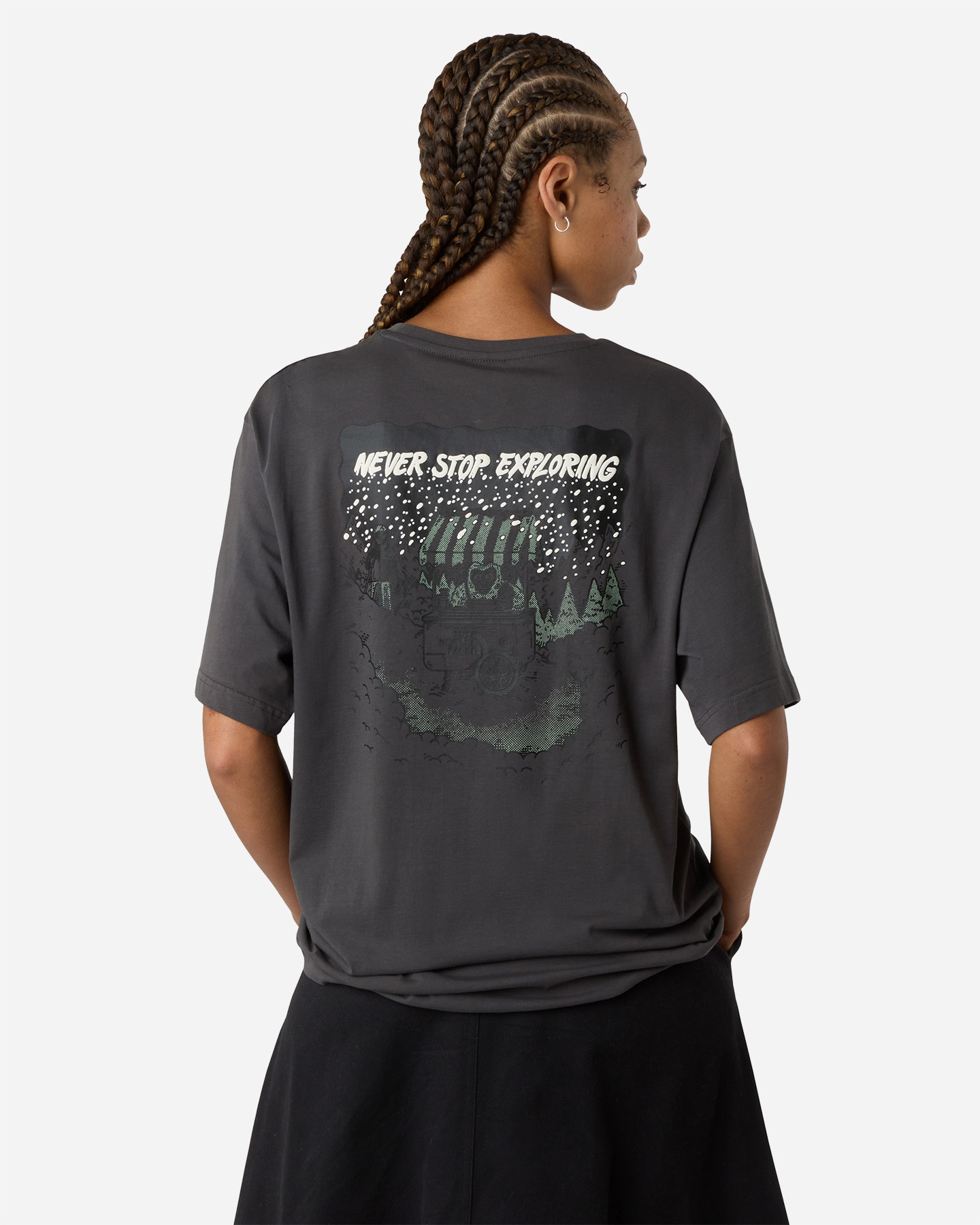 T-shirt THE NORTH FACE POWDER DAYS RELAXED M - Grigio - 3 | Cisalfa Sport