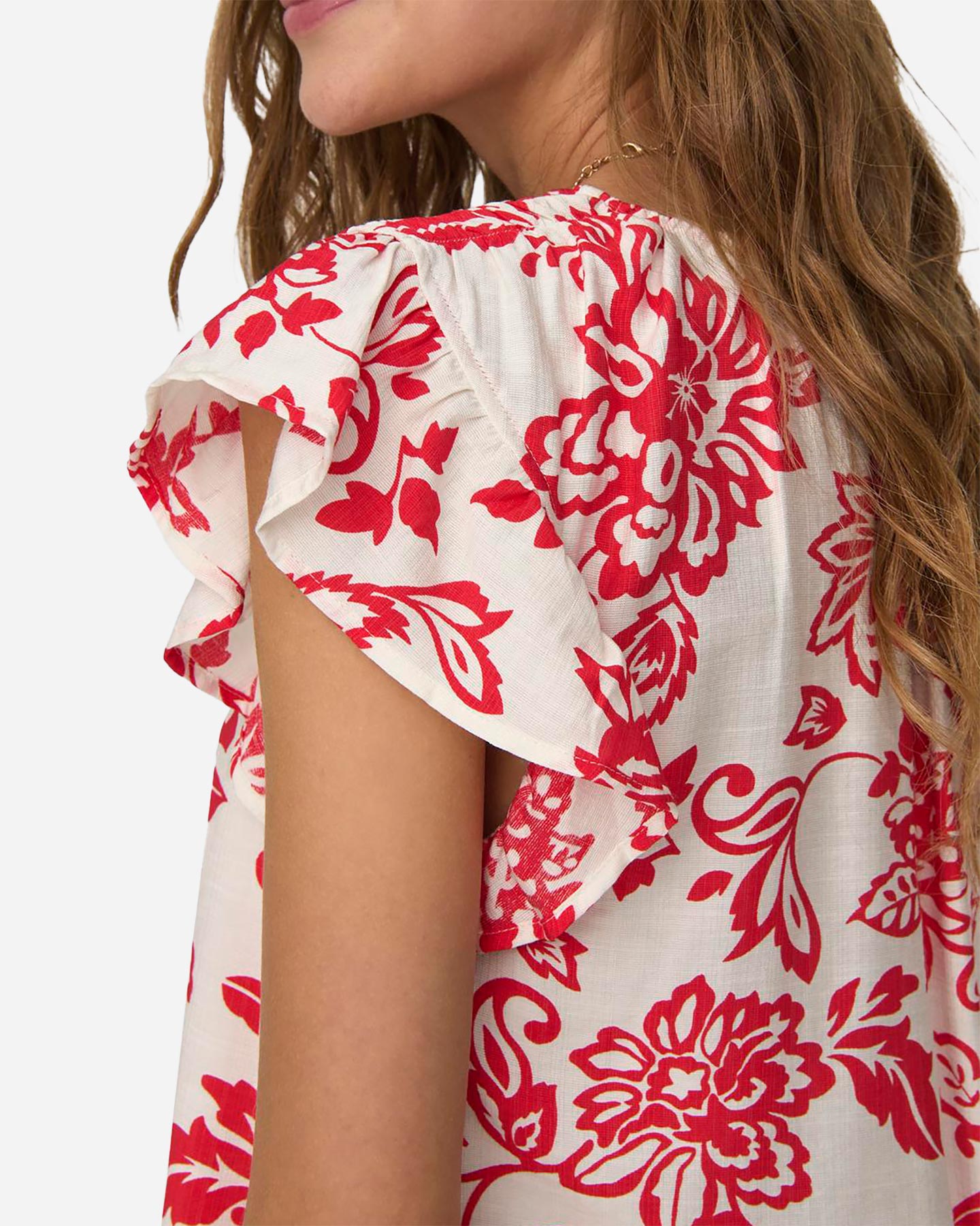 T-shirt ONLY KIERA W - Rosso - 3 | Cisalfa Sport