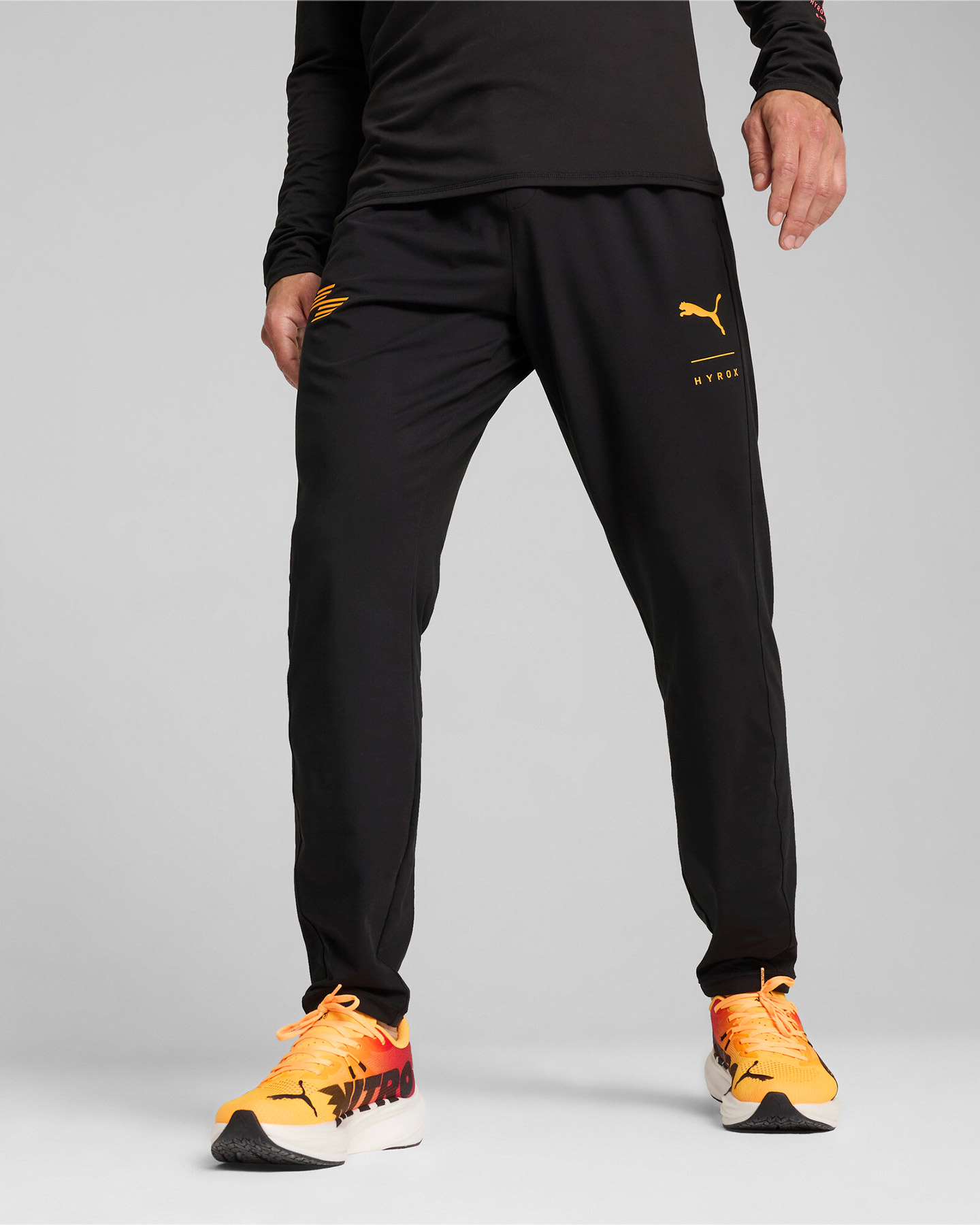 Pantalone training PUMA HYROX ALWAYS ON CLOUDSPUN M - Nero - 2 | Cisalfa Sport
