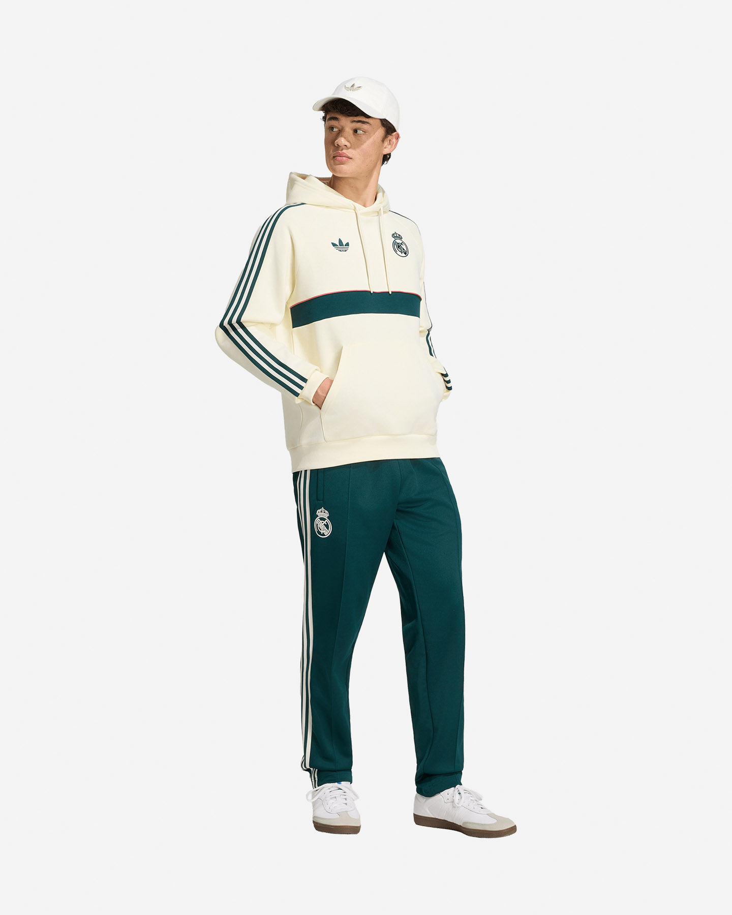Felpa ADIDAS REAL MADRID ORIGINALS M - Bianco - 2 | Cisalfa Sport
