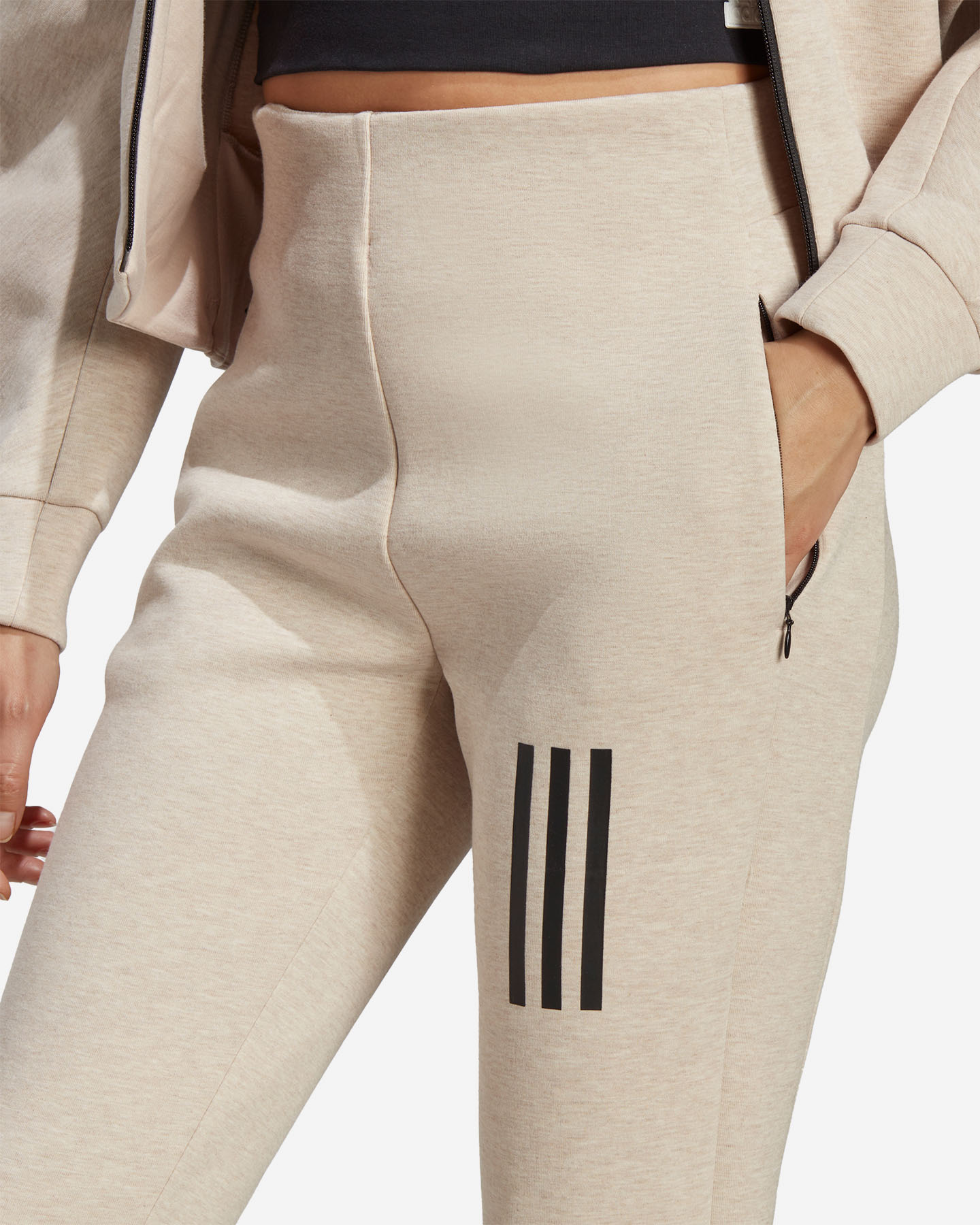 Pantalone ADIDAS BASIC W - Beige - 4 | Cisalfa Sport