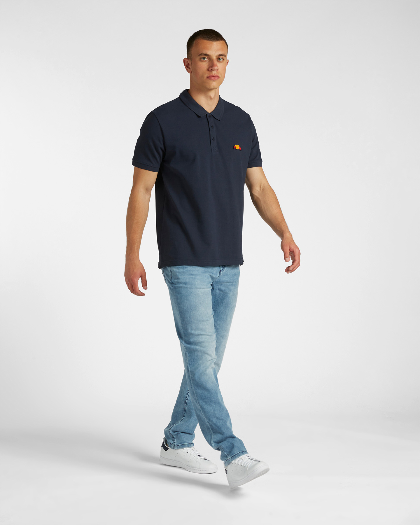 Polo ELLESSE CLASSIC PATCH M - Blu - 3 | Cisalfa Sport