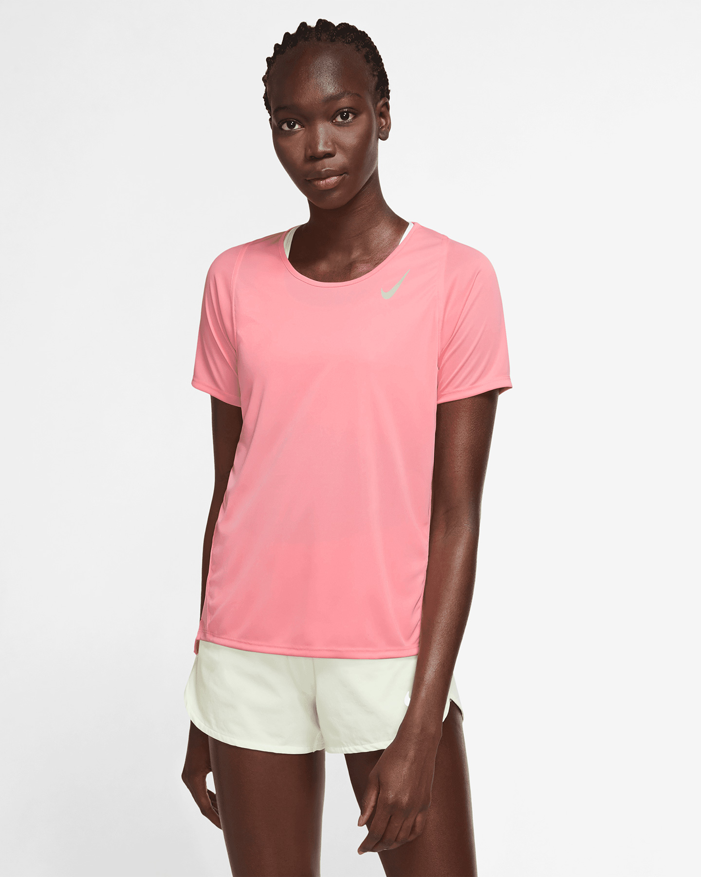T-shirt running NIKE FAST DRI FIT W - Rosa - 0 | Cisalfa Sport