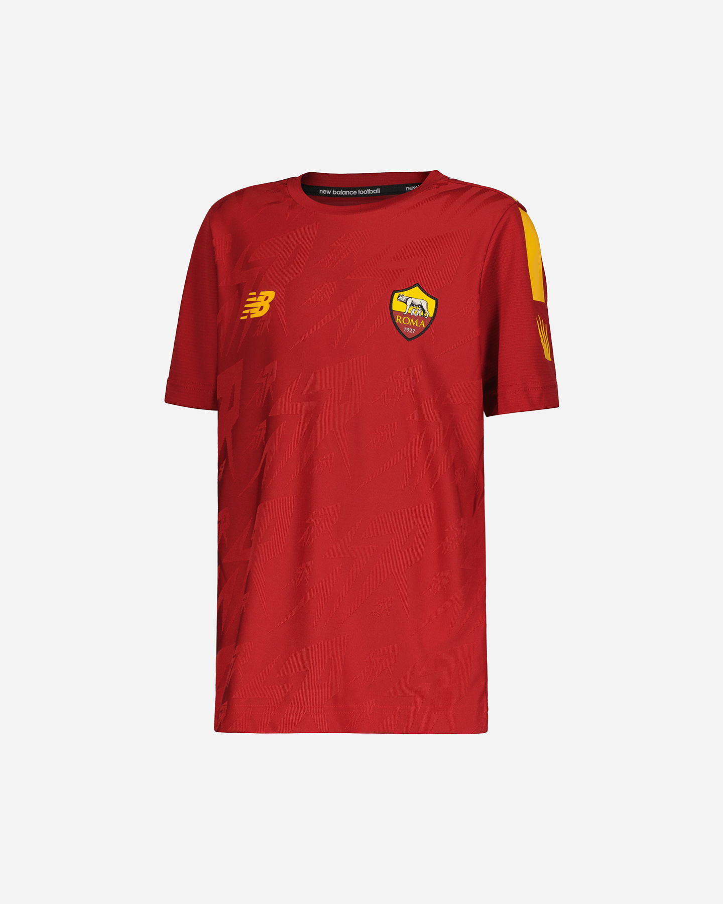 Maglia calcio ufficiale NEW BALANCE ROMA PREMATCH HOME 22-23 JR - 0 | Cisalfa Sport