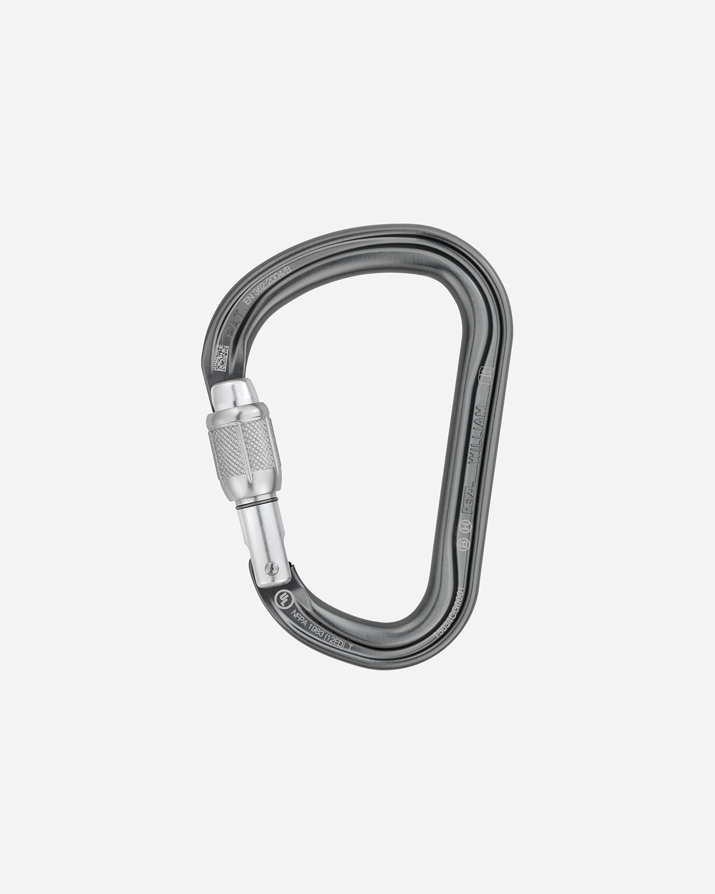 Moschettone PETZL WILLIAM SL  - Grigio - 1 | Cisalfa Sport