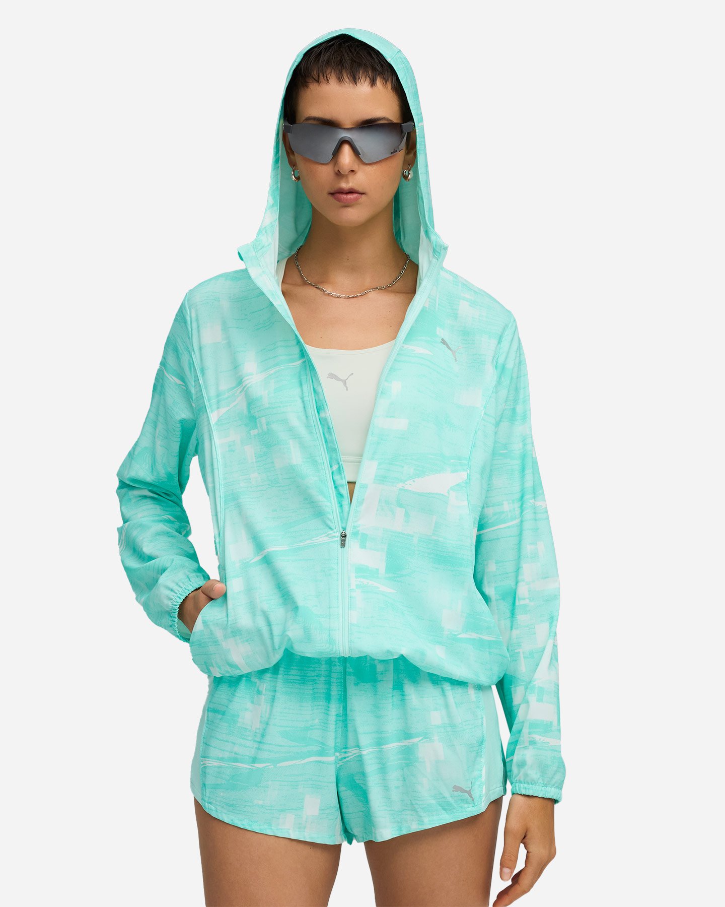 Giacca running PUMA RUN VELOCITY W - Azzurro - 2 | Cisalfa Sport