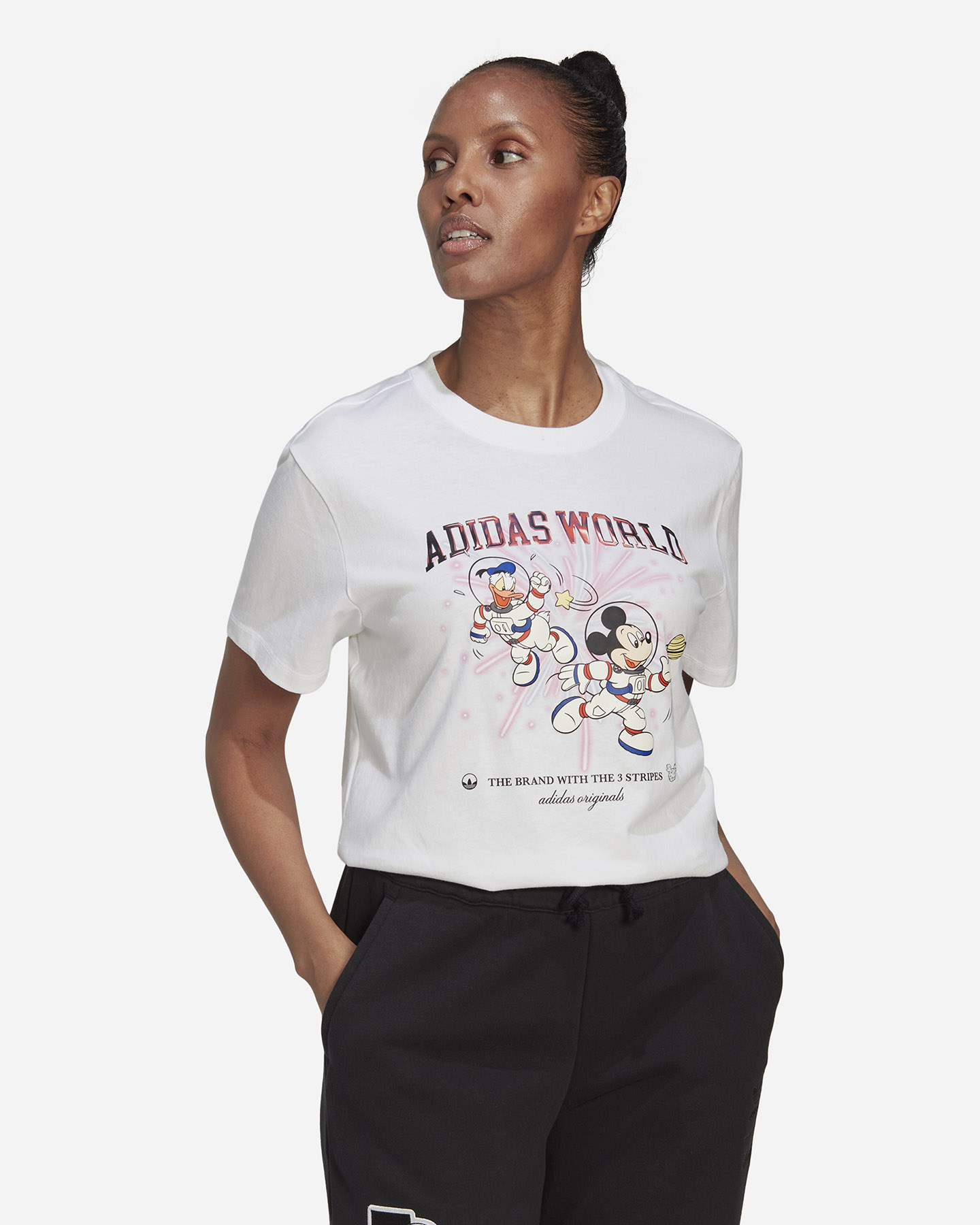 T-shirt ADIDAS ORIGINAL REGULAR DISNEY W W - Bianco - 1 | Cisalfa Sport