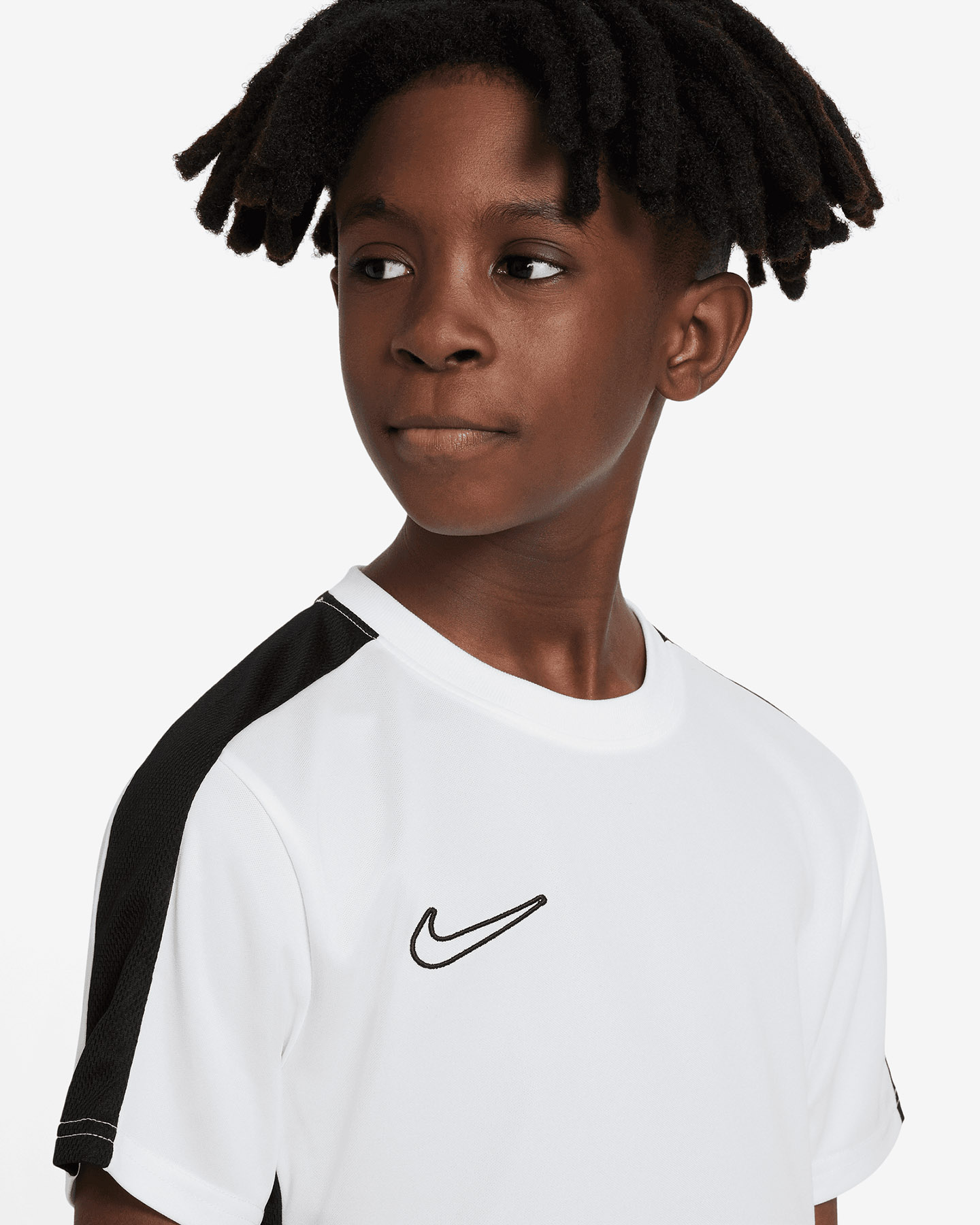 Maglia calcio NIKE DRI FIT ACADEMY23 JR JR - Bianco - 3 | Cisalfa Sport