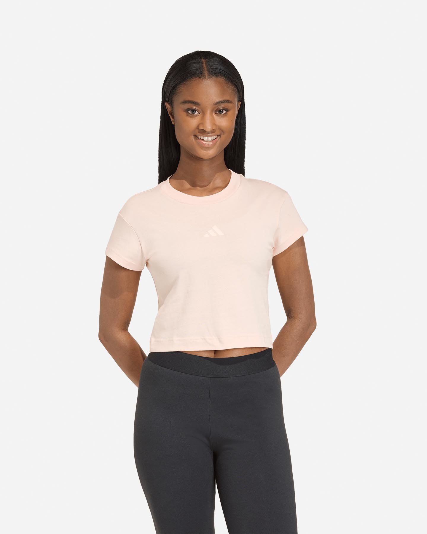 T-shirt ADIDAS FUTURE ICONS SMALL LOGO W - Rosa - 1 | Cisalfa Sport