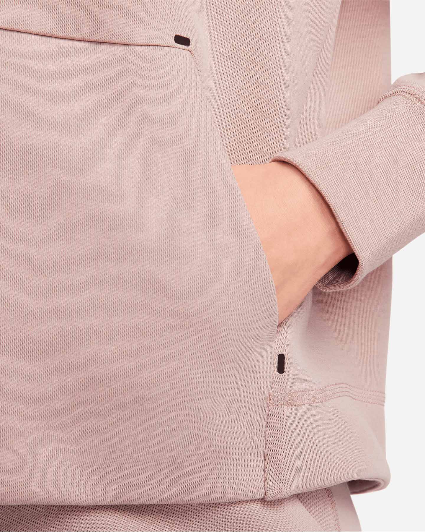 Felpa NIKE DOUBLE TECH FLEECE W - Beige - 4 | Cisalfa Sport