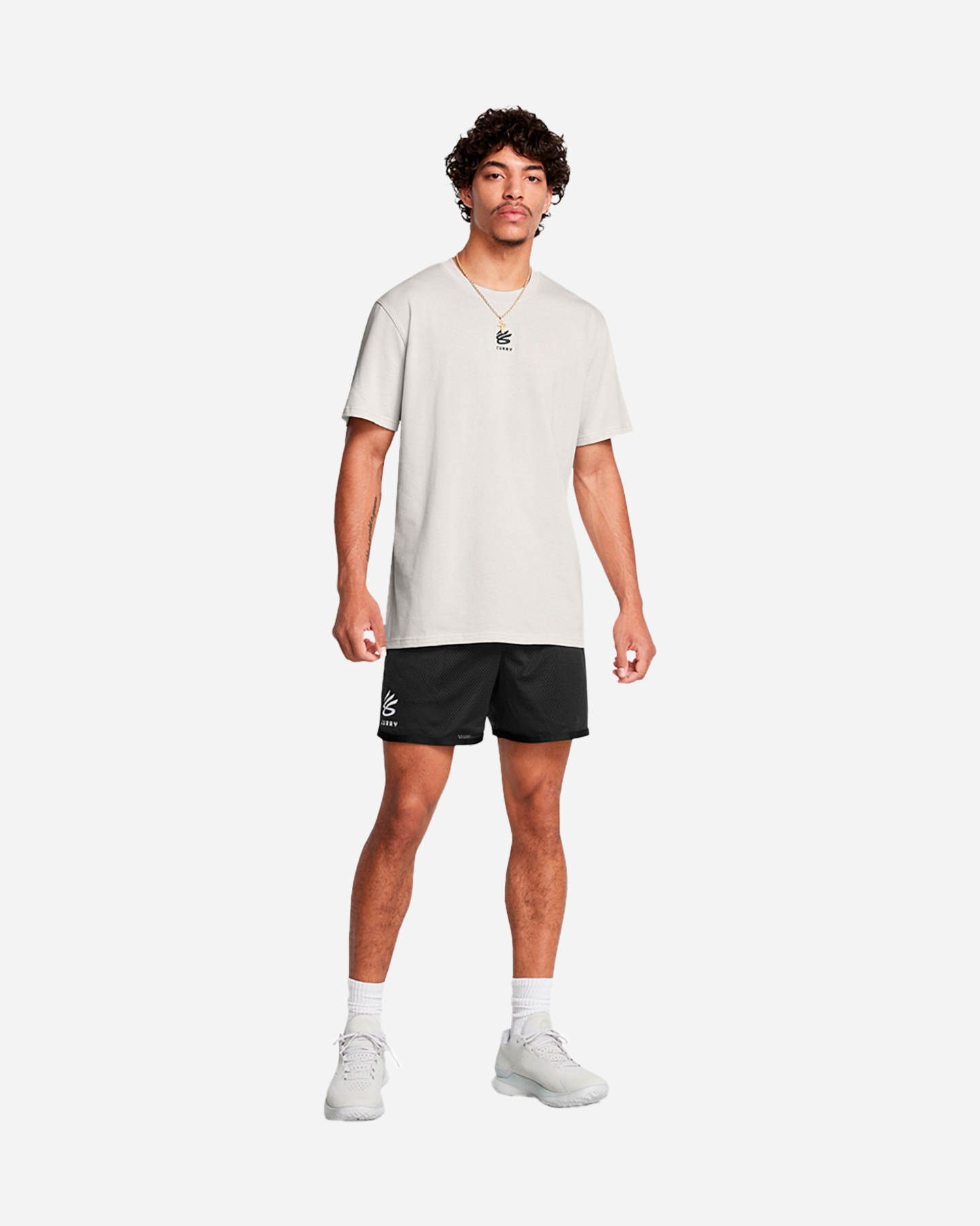 Pantaloncini basket UNDER ARMOUR CURRY M - Nero - 4 | Cisalfa Sport