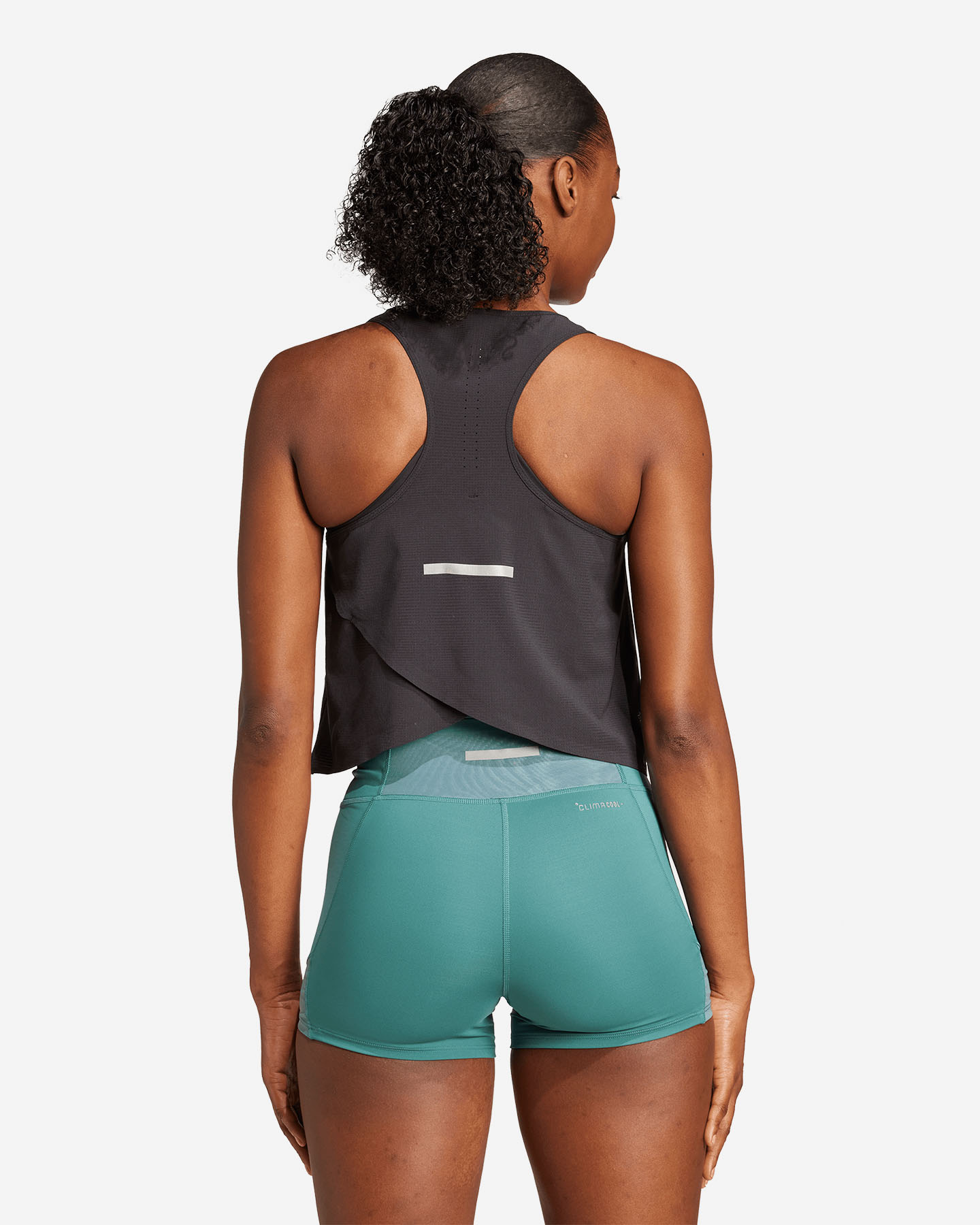 Canotta running ADIDAS ADI365 CROP W - Nero - 2 | Cisalfa Sport