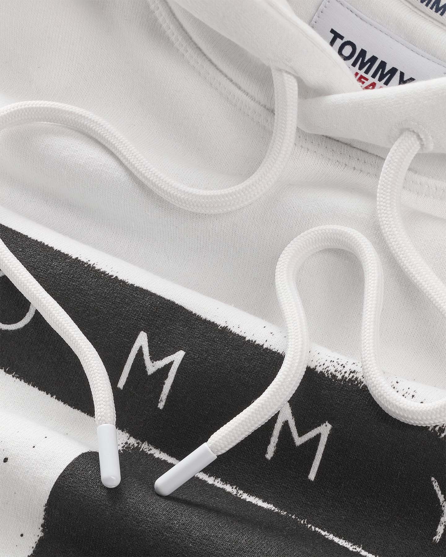 Felpa TOMMY HILFIGER LOGO SPRAY M - Bianco - 2 | Cisalfa Sport