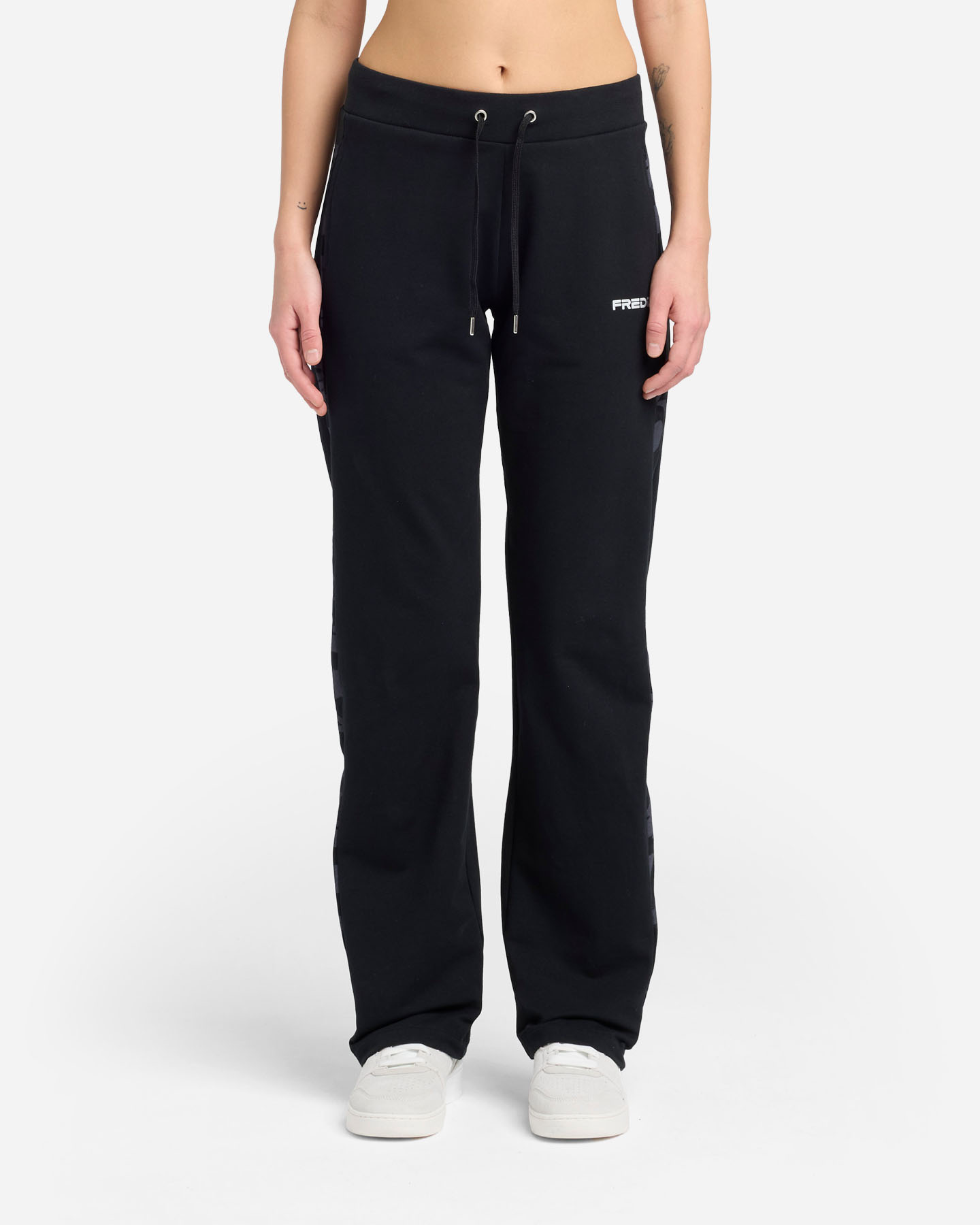 Pantalone FREDDY SMALL LOGO BANDS W - Nero - 1 | Cisalfa Sport