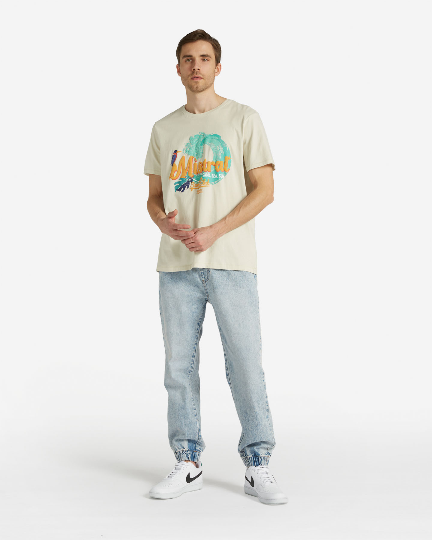 T-shirt MISTRAL SAND SEA SUN M - Verde - 1 | Cisalfa Sport