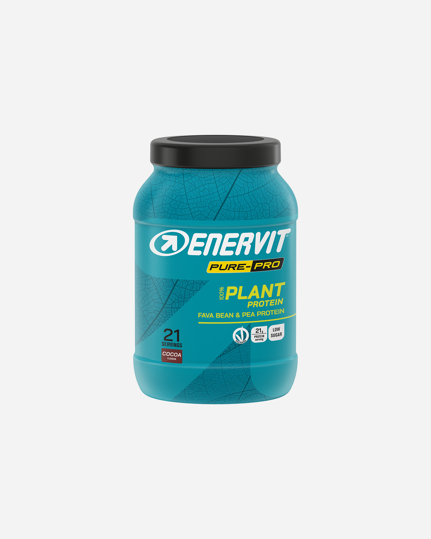 Proteine vegane ENERVIT 100% PLANT PROTEIN CACAO 630 G  - Color mix - 0 | Cisalfa Sport