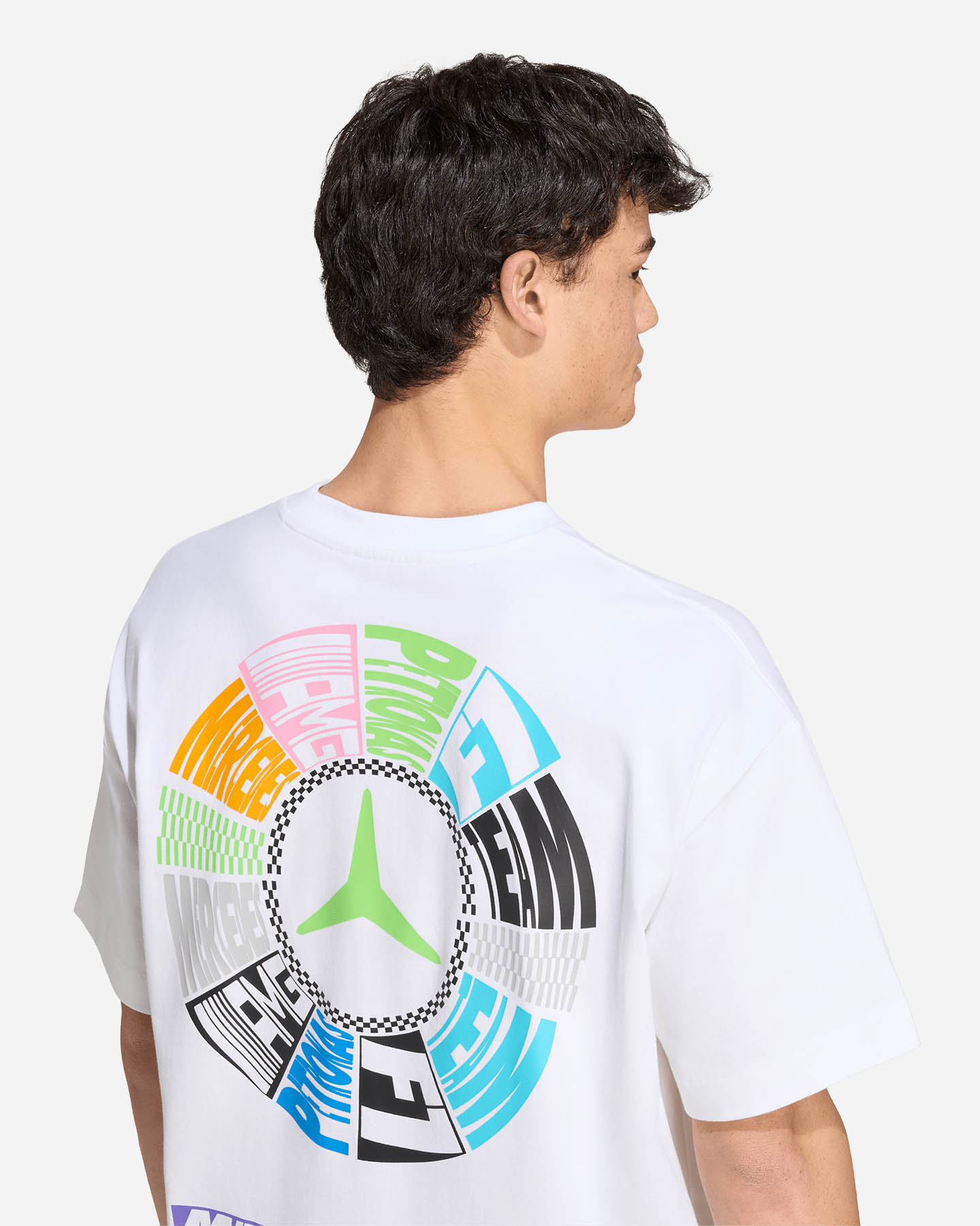 T-shirt ADIDAS MERCEDES - AMG PETRONAS FORMULA 1 TEAM LIGHTS ON M - Bianco - 4 | Cisalfa Sport