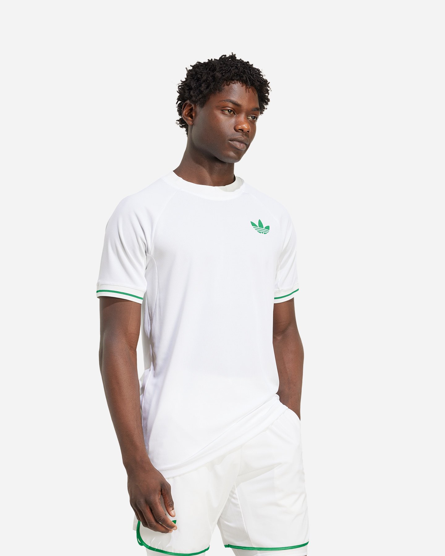 T-shirt tennis ADIDAS WIMBLEDON M - Bianco - 2 | Cisalfa Sport