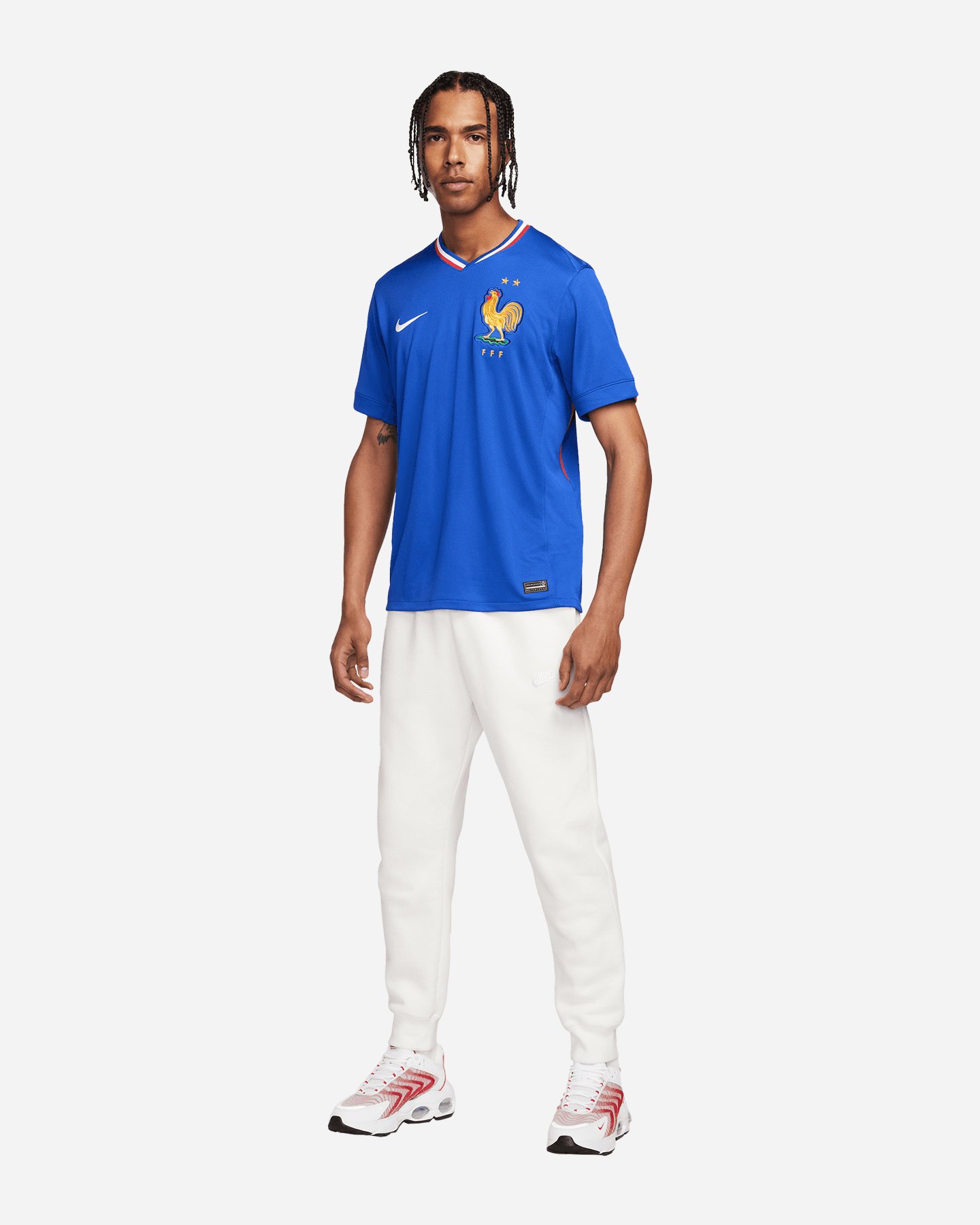 Maglia calcio ufficiale NIKE DRI FIT FRANCIA HOME 23-24 M - Blu - 4 | Cisalfa Sport